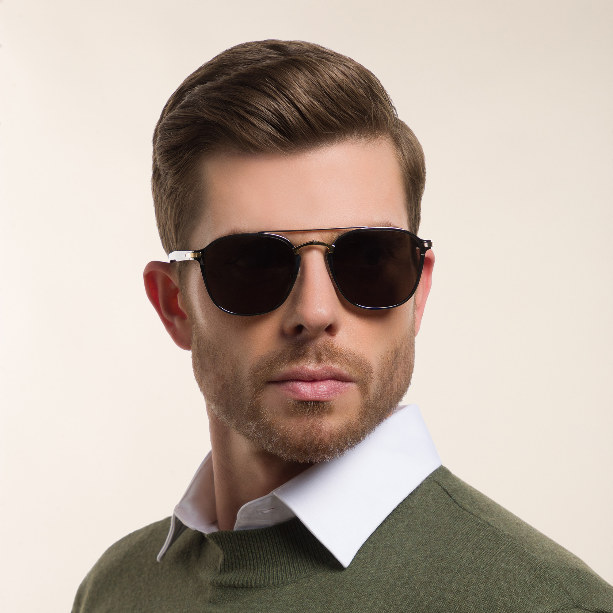 نظارات شمسية سينياتور سي دو كارتييه للجنسين من كارتييه بلون رمادي - صورة المنتج 6