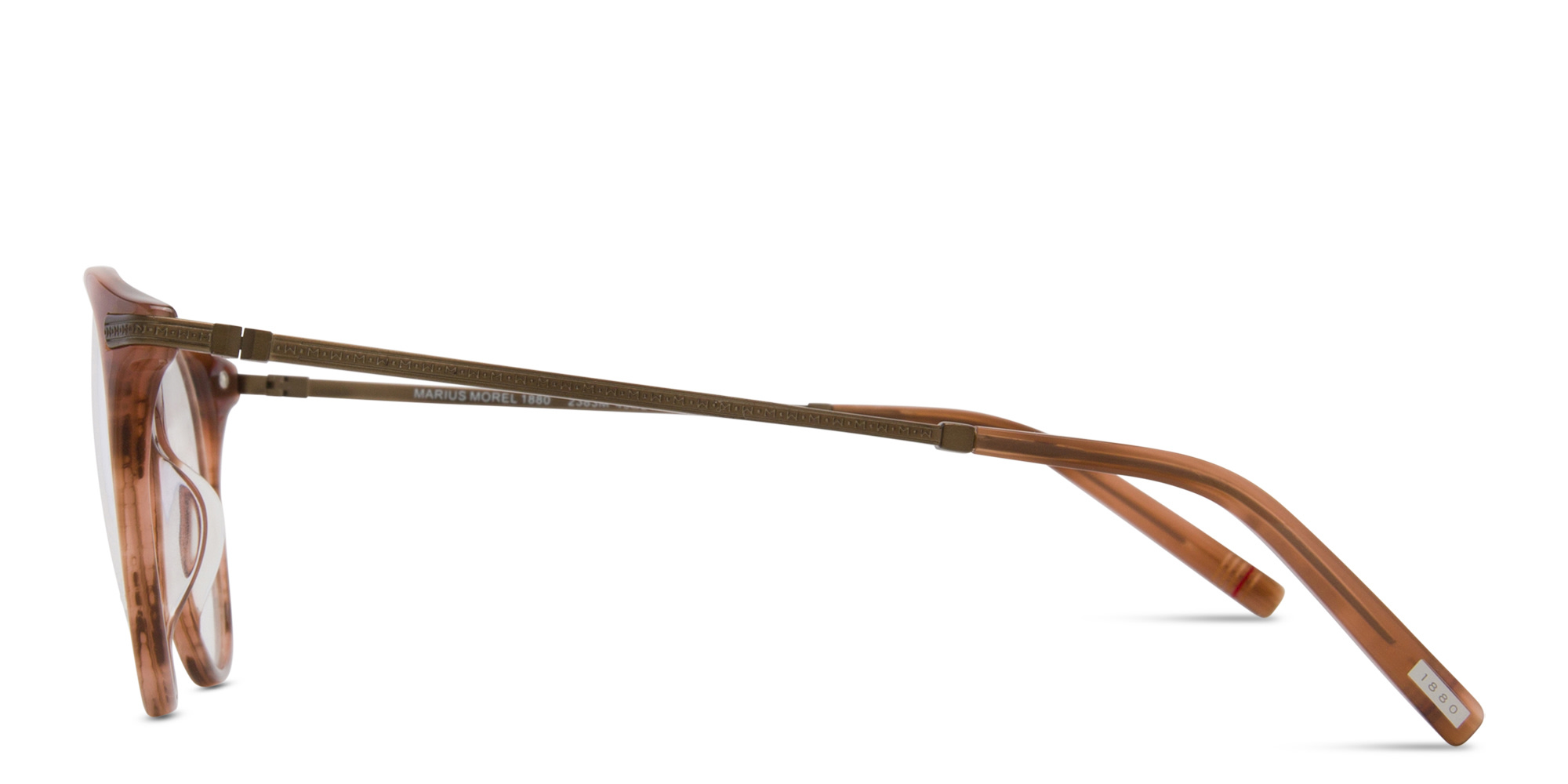 نظارات طبية دائرية للجنسين من تيمبو بوكو بلون بني - صورة المنتج 2