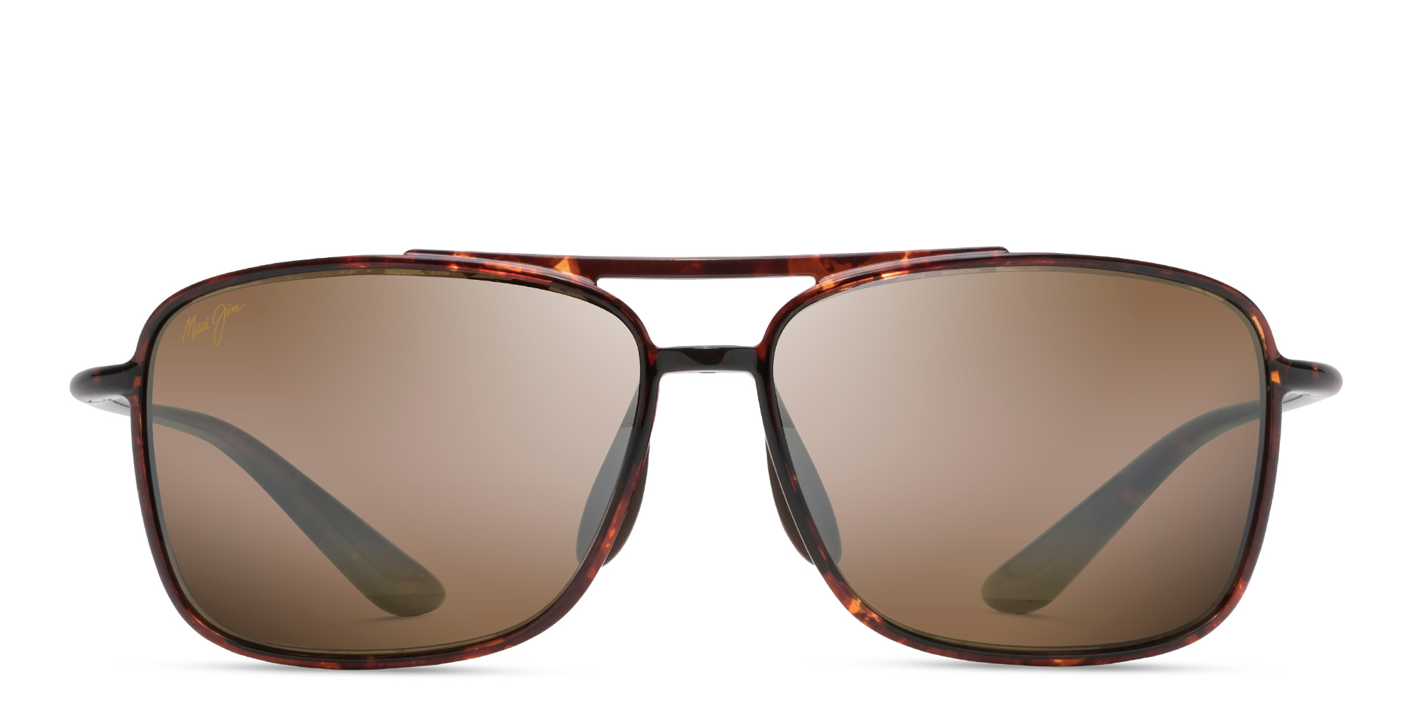 Maui Jim Kaupo Gap Unisex Aviator Sunglasses in Tortoise – Product Photo 1