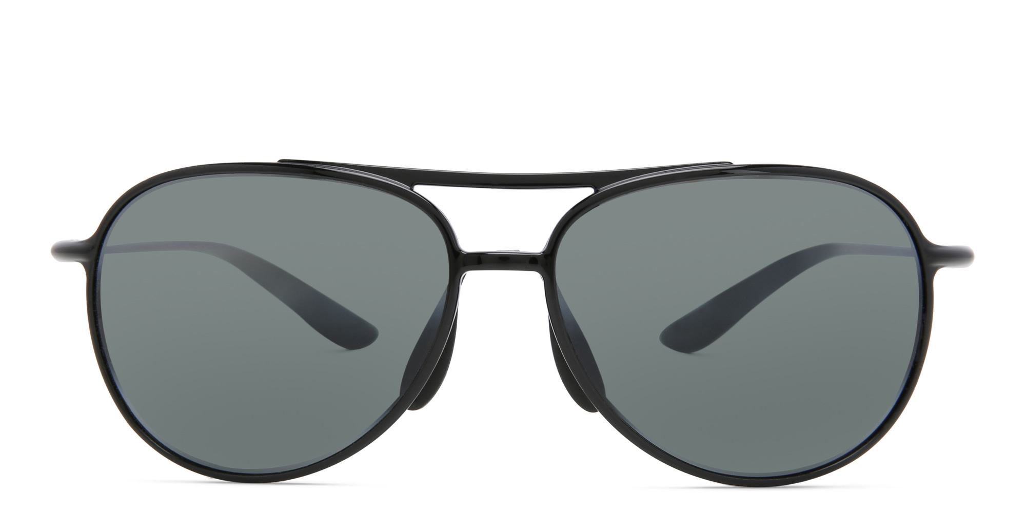 Maui Jim Alelele Bridge Unisex Aviator Sunglasses in Black – Product Photo 1