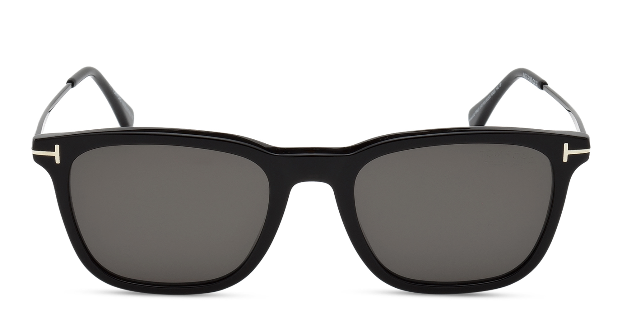 TOM FORD Square Sunglasses in Shiny Black – Product Photo 1