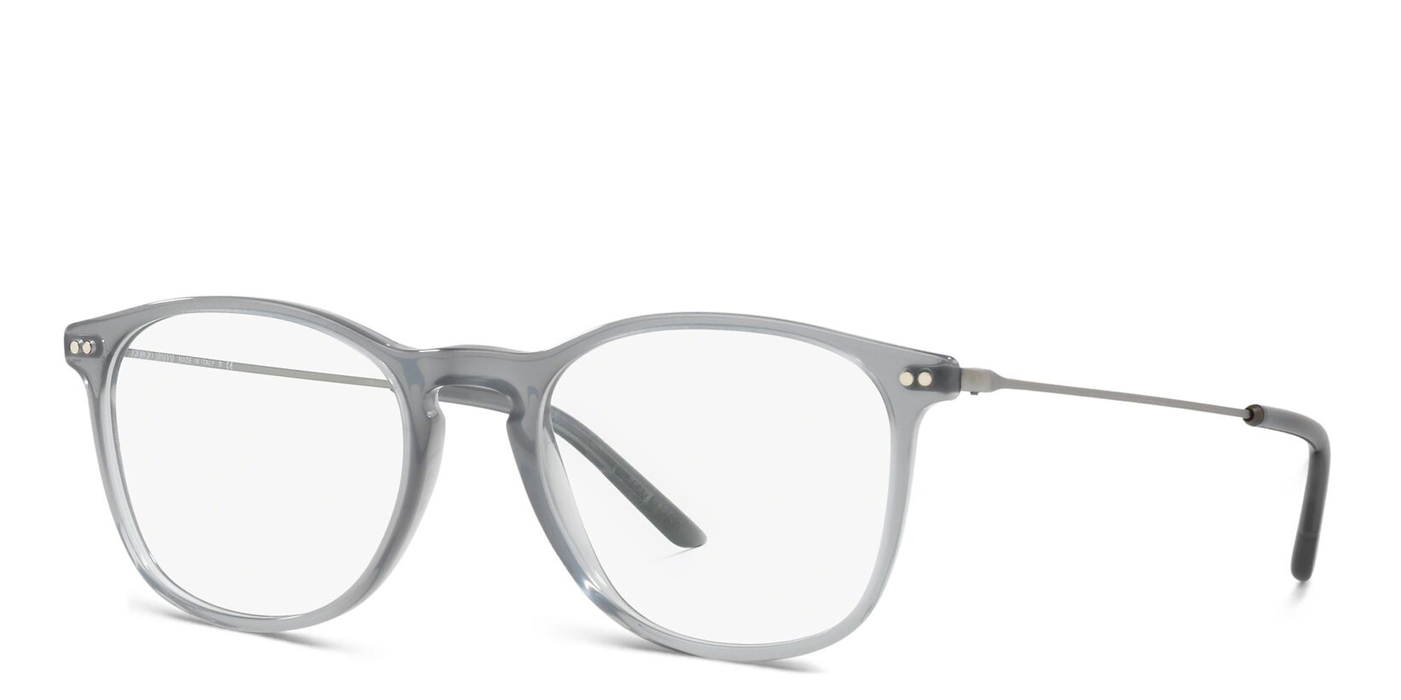 GIORGIO ARMANI Panthos Eyeglasses in Opal Grey – Product Photo 2