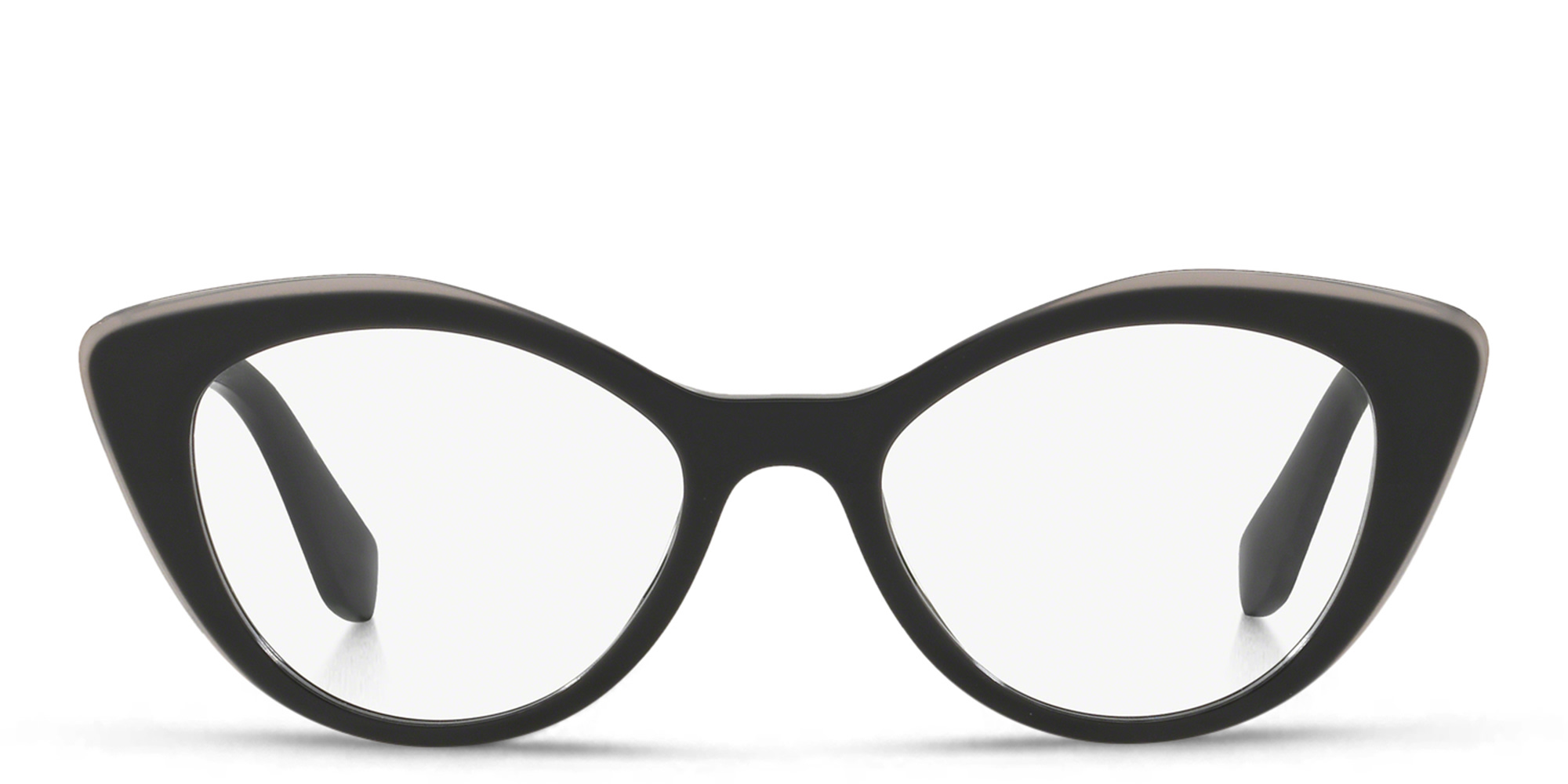 MIU MIU Cat-Eye Eyeglasses in Black – Product Photo 1