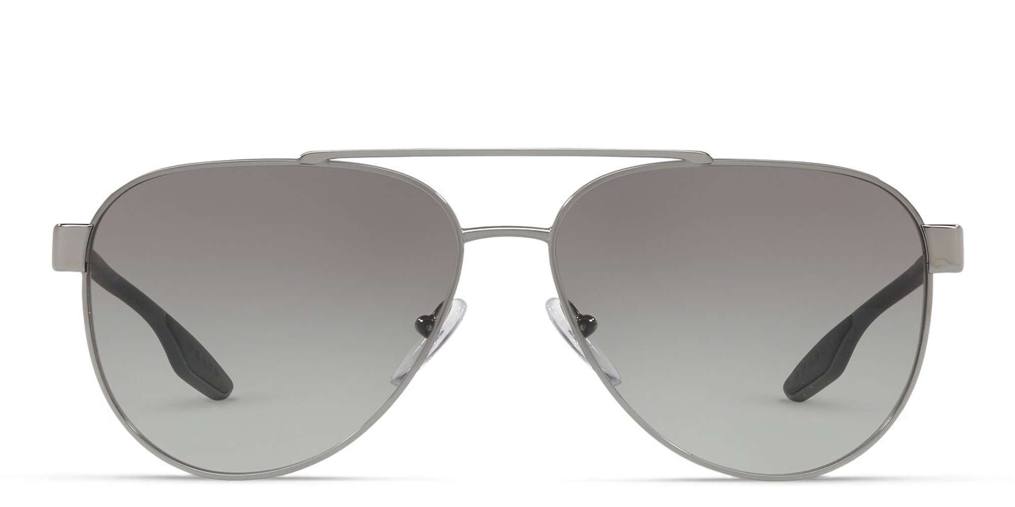 Prada Linea Rossa Pilot Sunglasses in Gunmetal – Product Photo 1