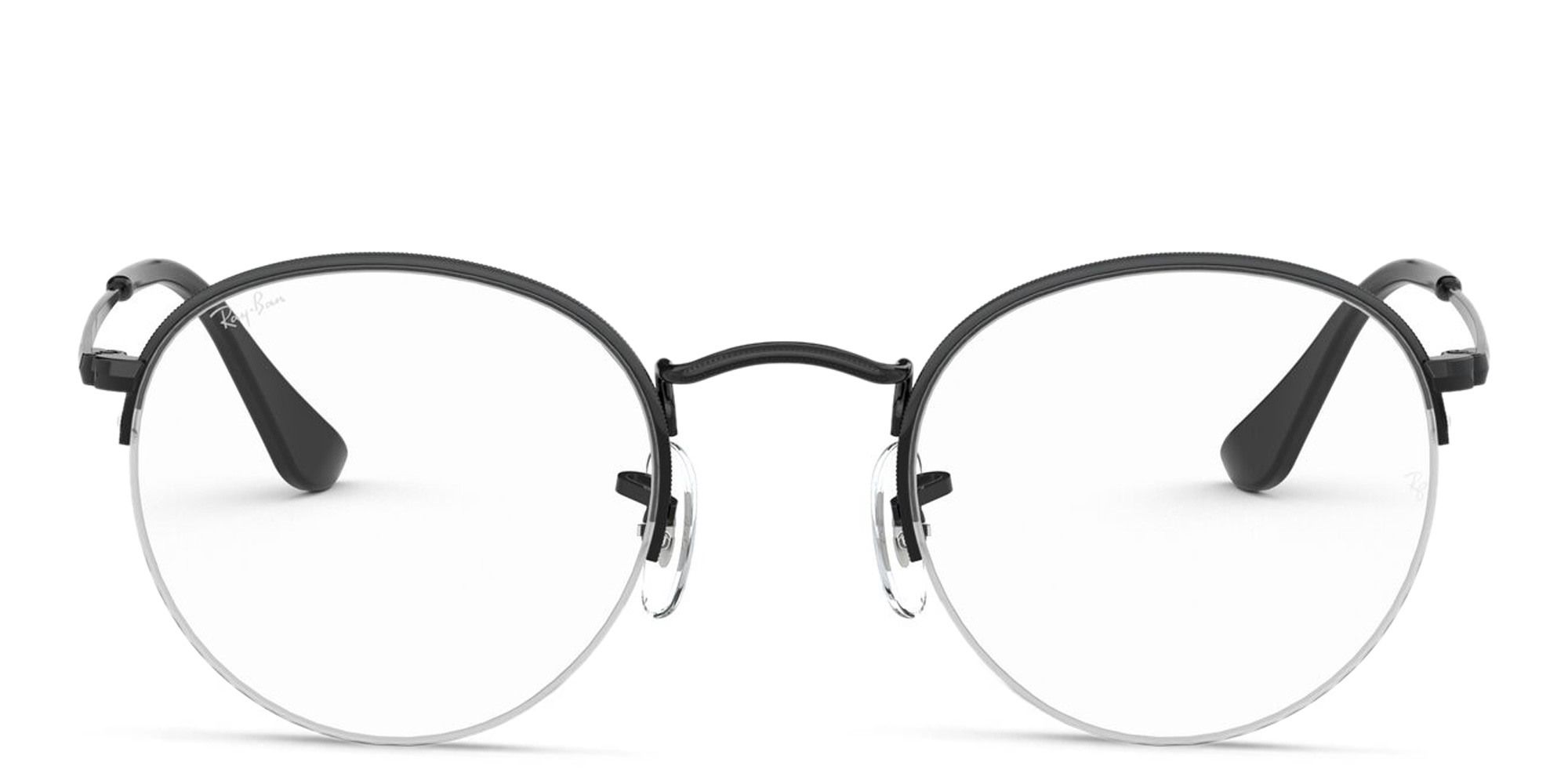 Ray-Ban Round Gaze Unisex Eyeglasses in Black – Product Photo 1