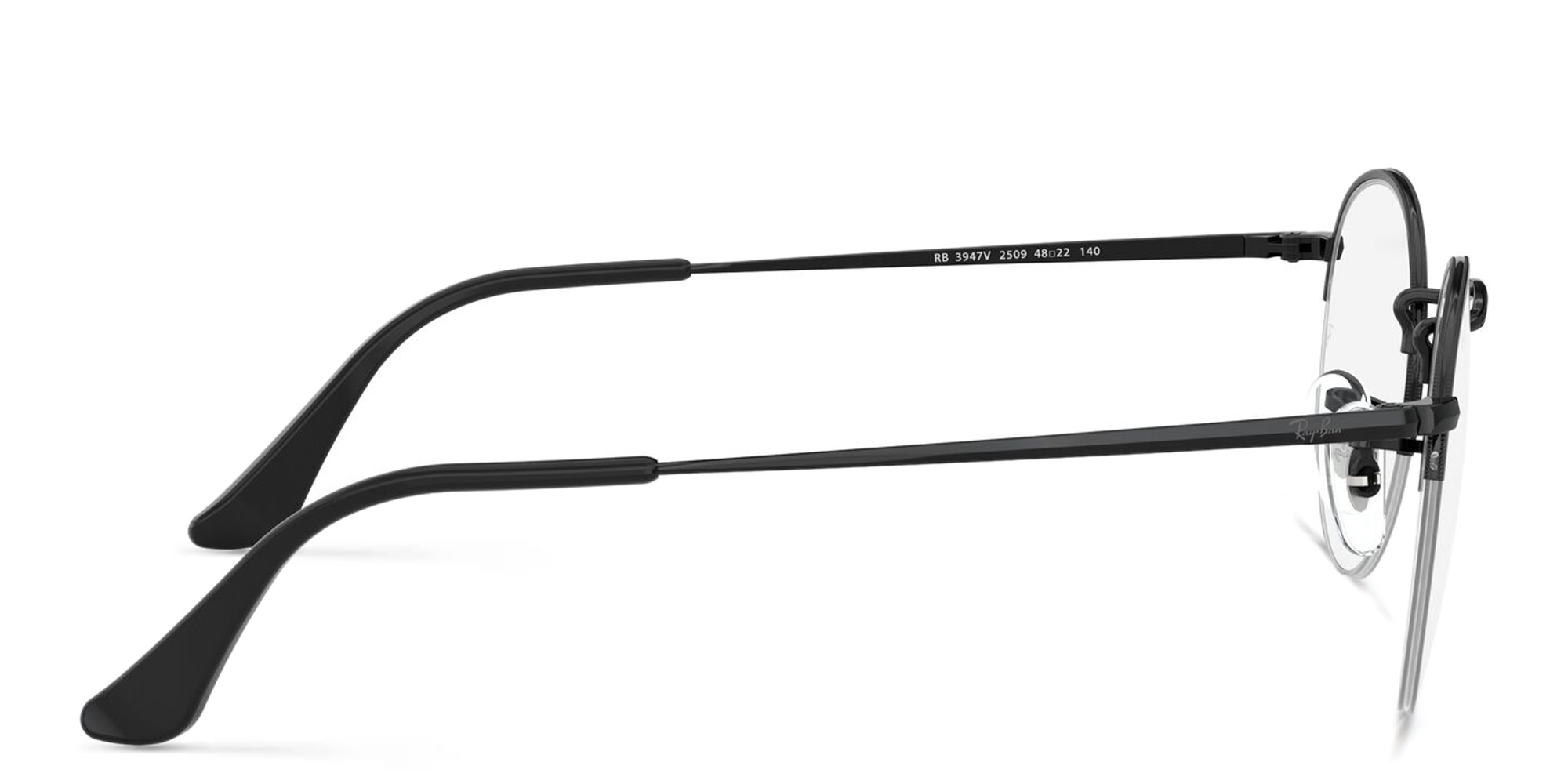 Ray-Ban Round Gaze Unisex Eyeglasses in Black – Product Photo 3