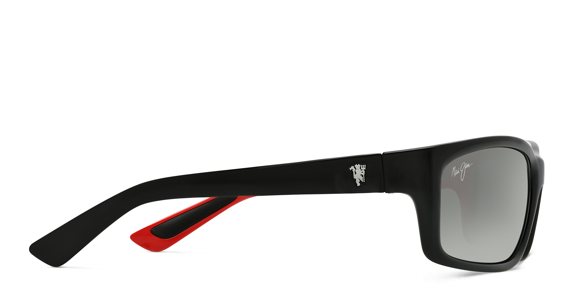 Maui Jim Kanaio Coast 766 Unisex Wide Rectangle Sunglasses in Black – Product Photo 3