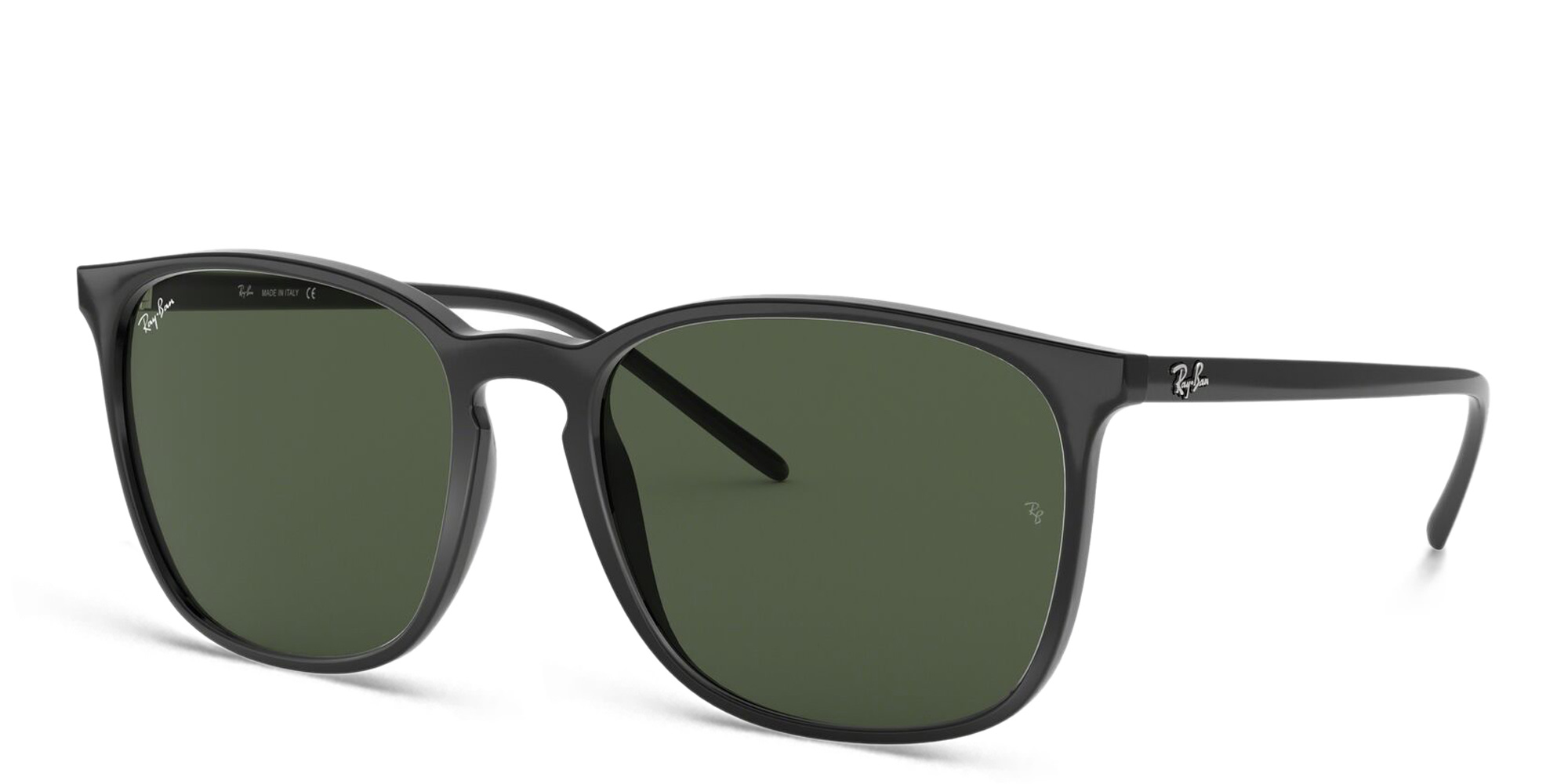 Ray-Ban Unisex Square Sunglasses in Black – Product Photo 2