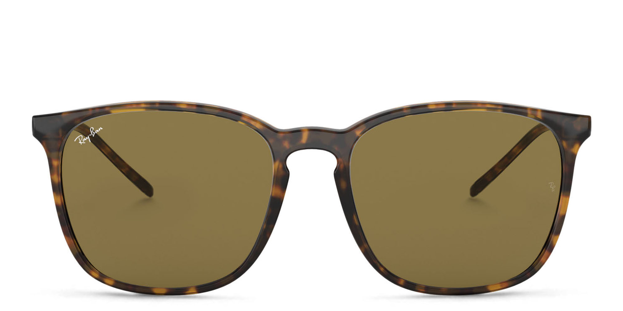 Ray-Ban Unisex Square Sunglasses in Light Havana – Product Photo 1