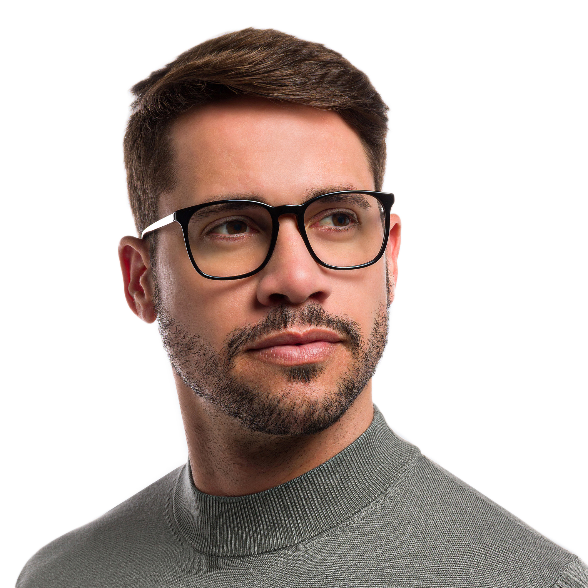 Ray-Ban Square Eyeglasses in Black – Product Photo 5