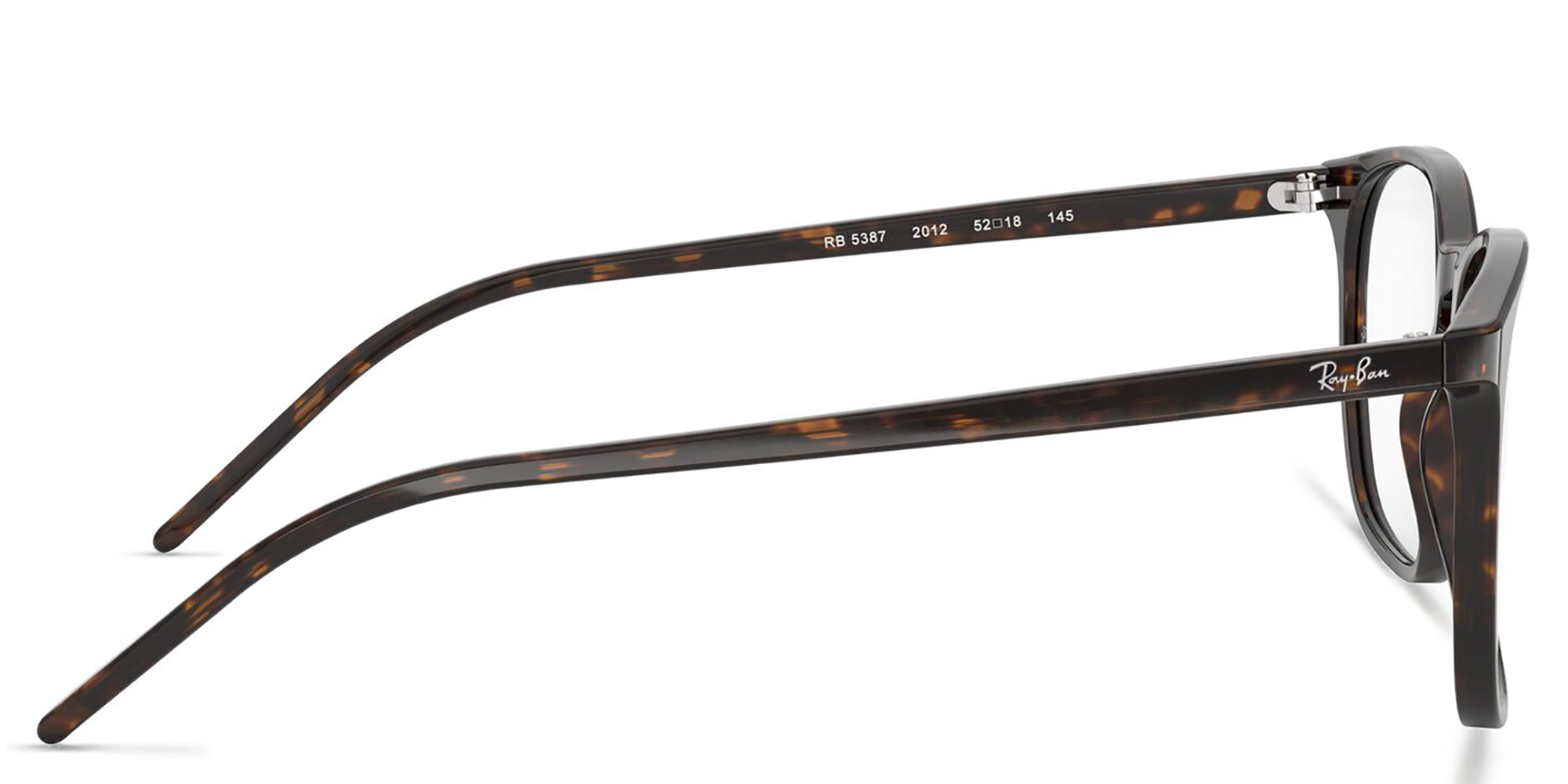 تسوق نظارة طبية بإطار مربع راي بان بلون متموج أونلاين.