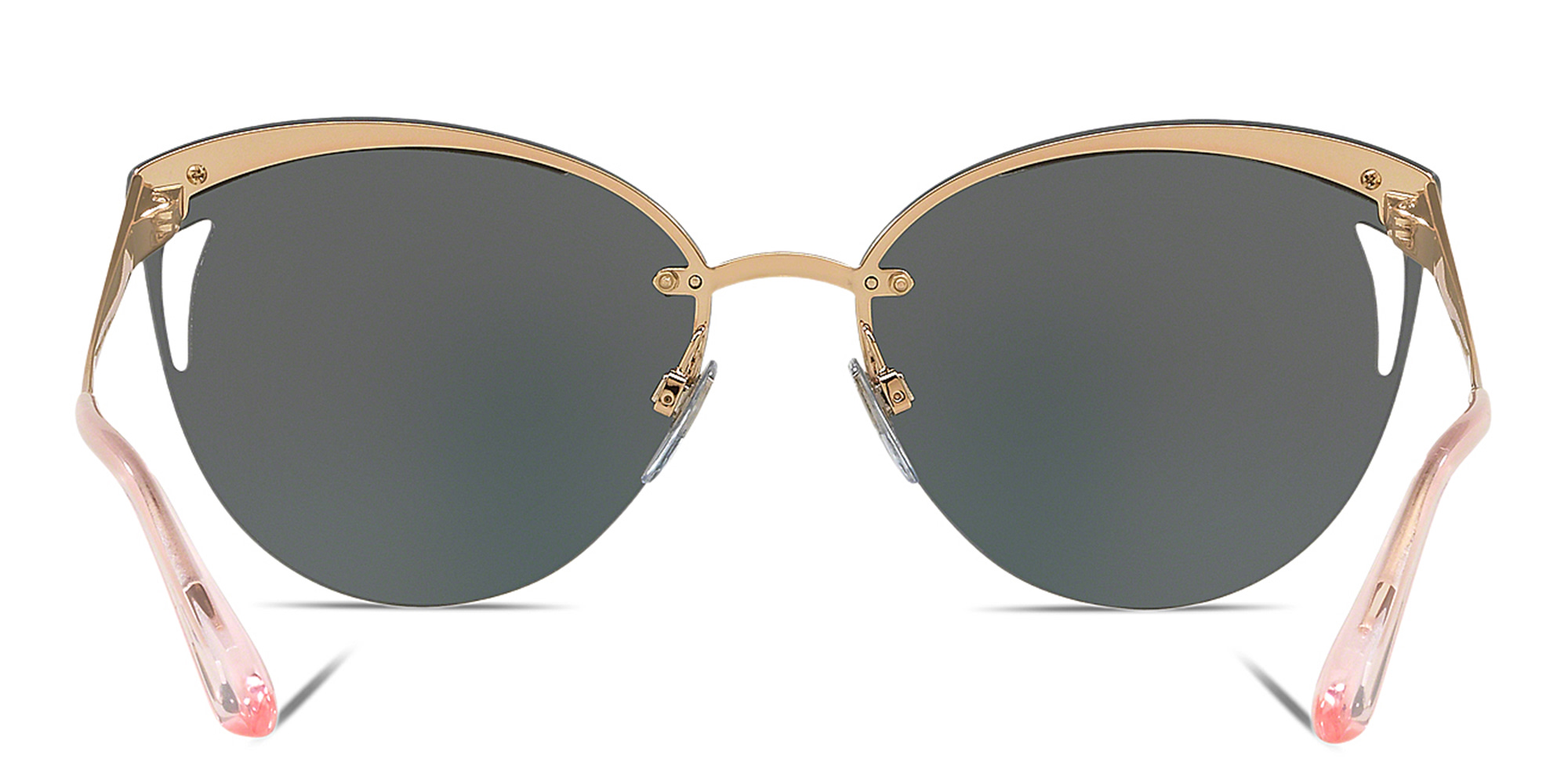 BVLGARI Cat Eye Sunglasses in Pink Gold – Product Photo 4