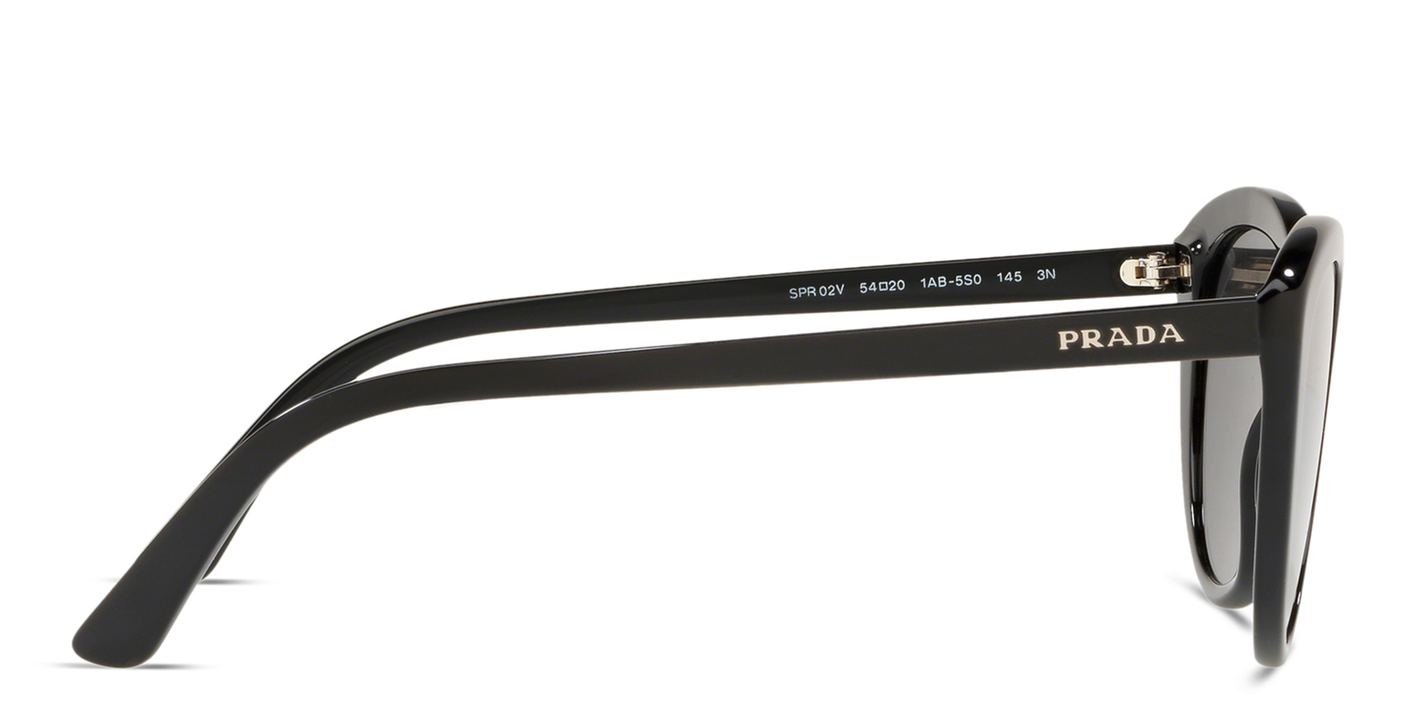 PRADA Cat-Eye Sunglasses in Black – Product Photo 3