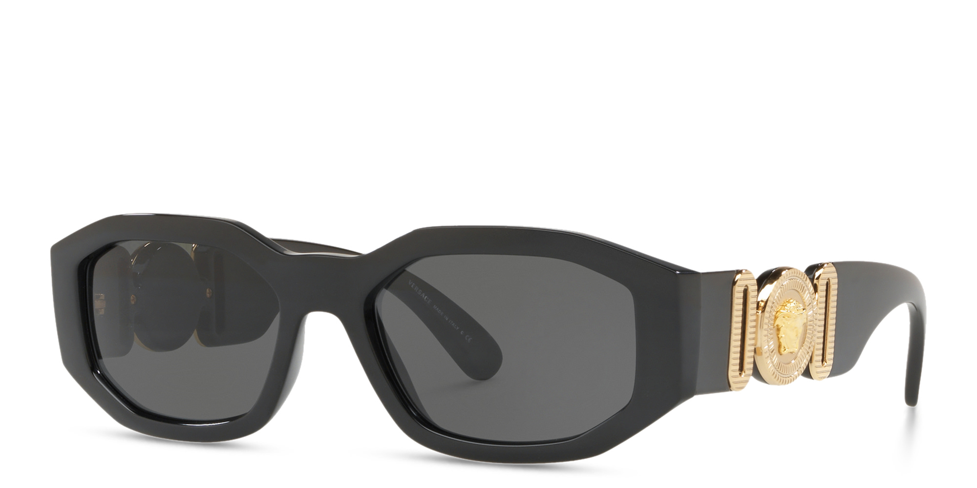 VERSACE Medusa Biggie Sunglasses in Black – Product Photo 2