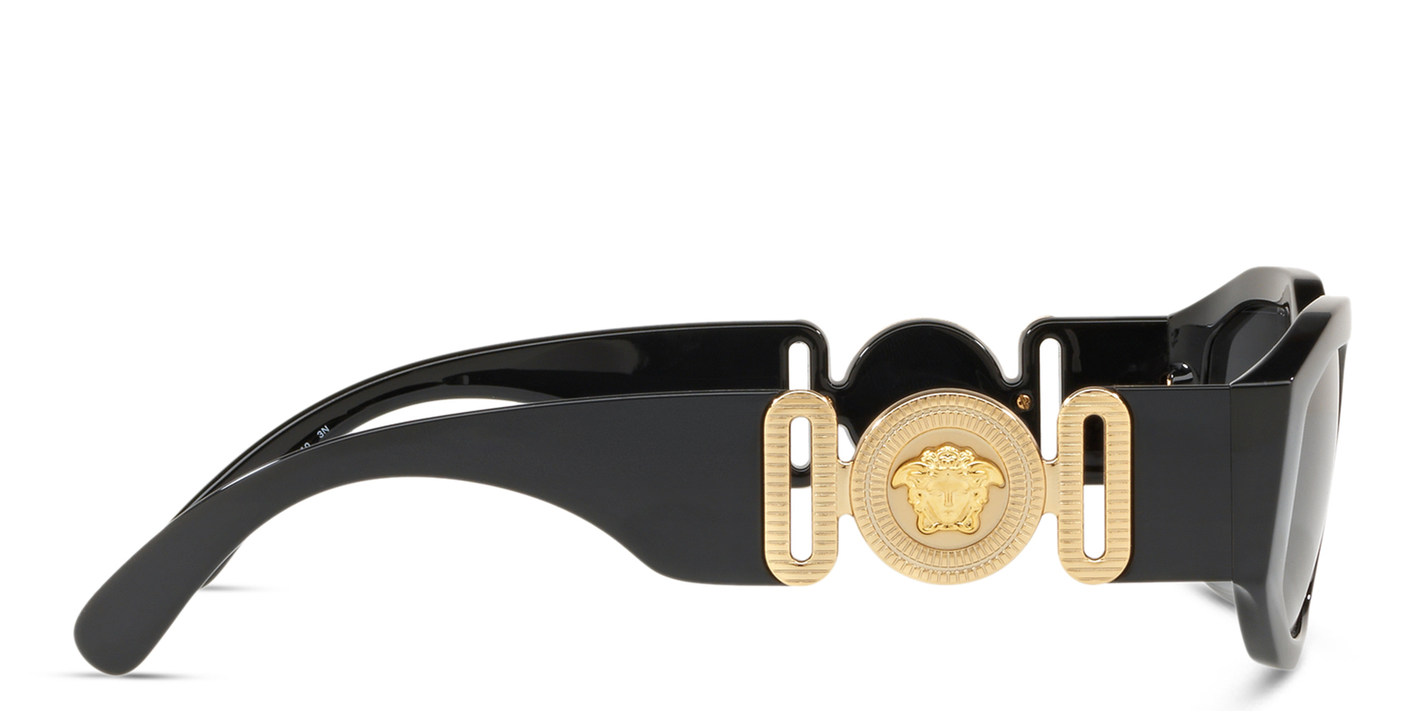 VERSACE Medusa Biggie Sunglasses in Black – Product Photo 3