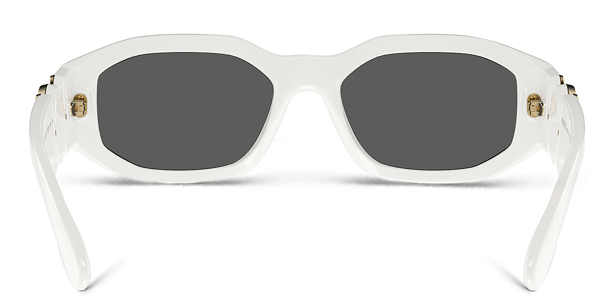 VERSACE Medusa Biggie Sunglasses in White – Product Photo 4