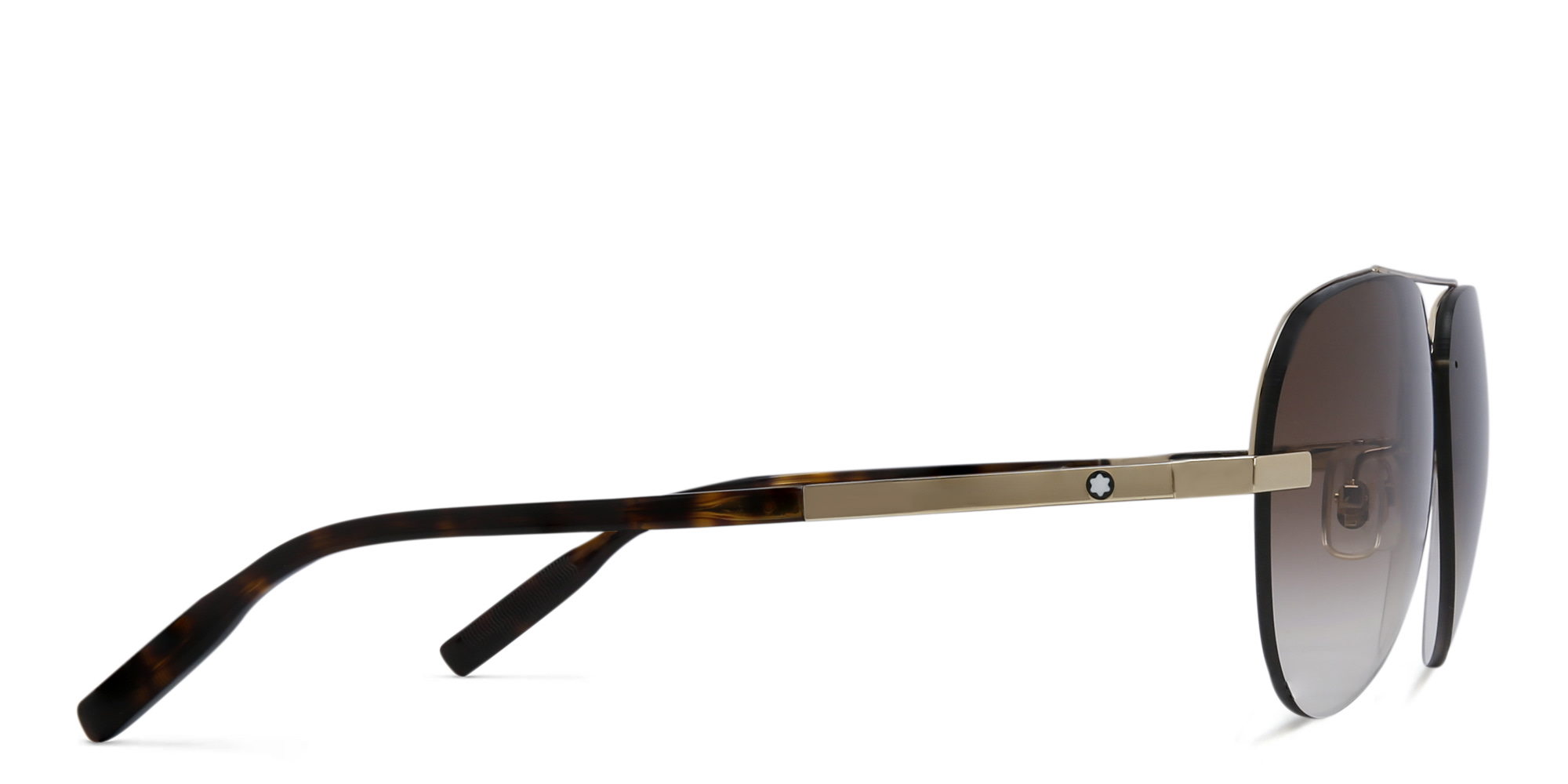 MONTBLANC Aviator Sunglasses in Gold – Product Photo 3