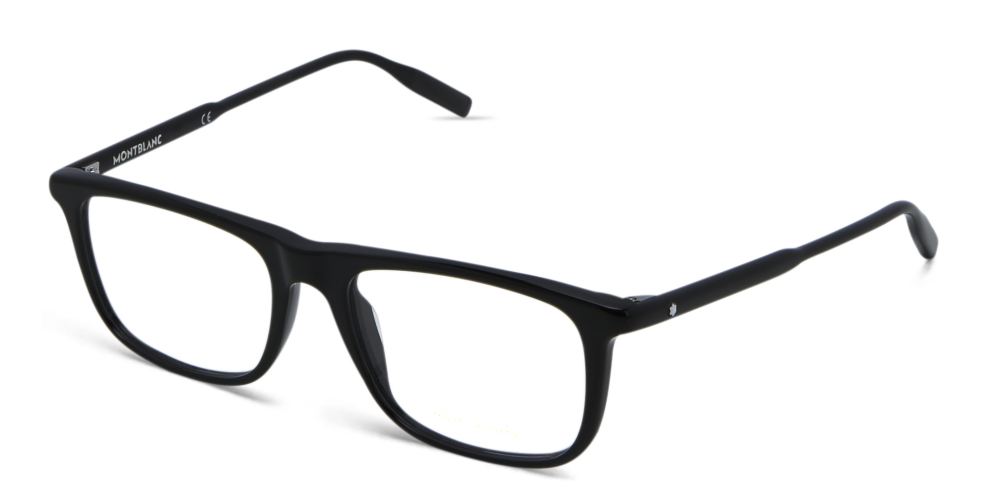 MONTBLANC Rectangle Eyeglasses in Black – Product Photo 2