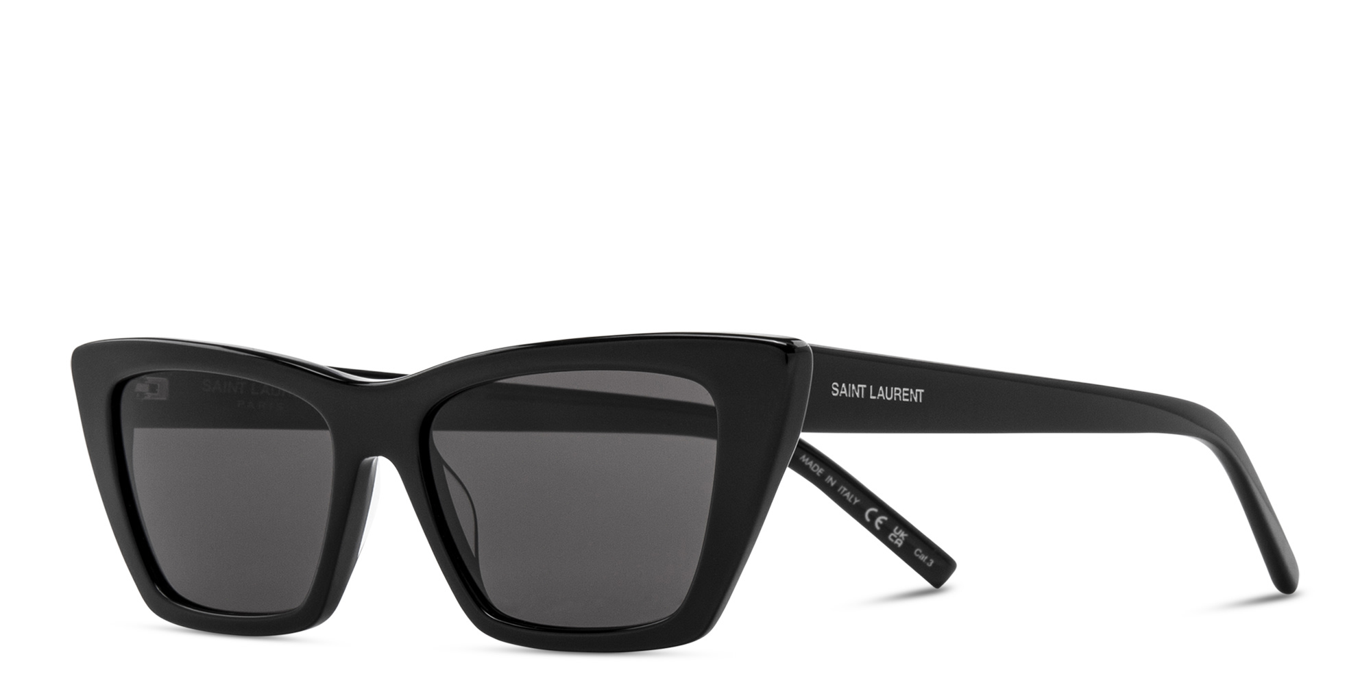 SAINT LAURENT Cat-Eye Sunglasses in Black – Product Photo 2