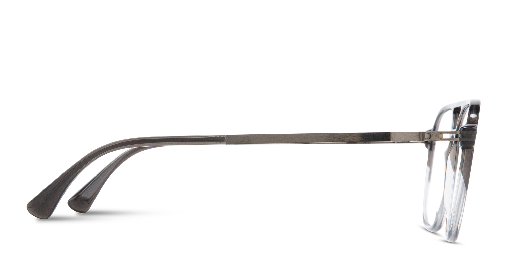 Shop MYKITA GYLFI Aviator Eyeglasses in Gradient Grey online.