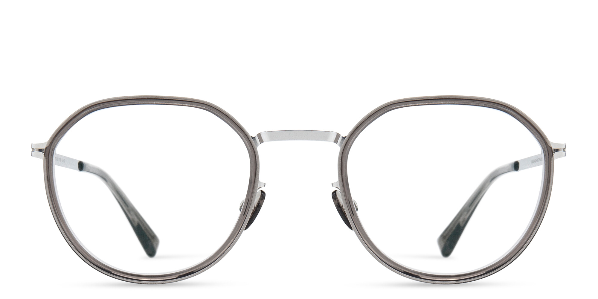 MYKITA Justus Unisex Round Eyeglasses in Grey – Product Photo 1
