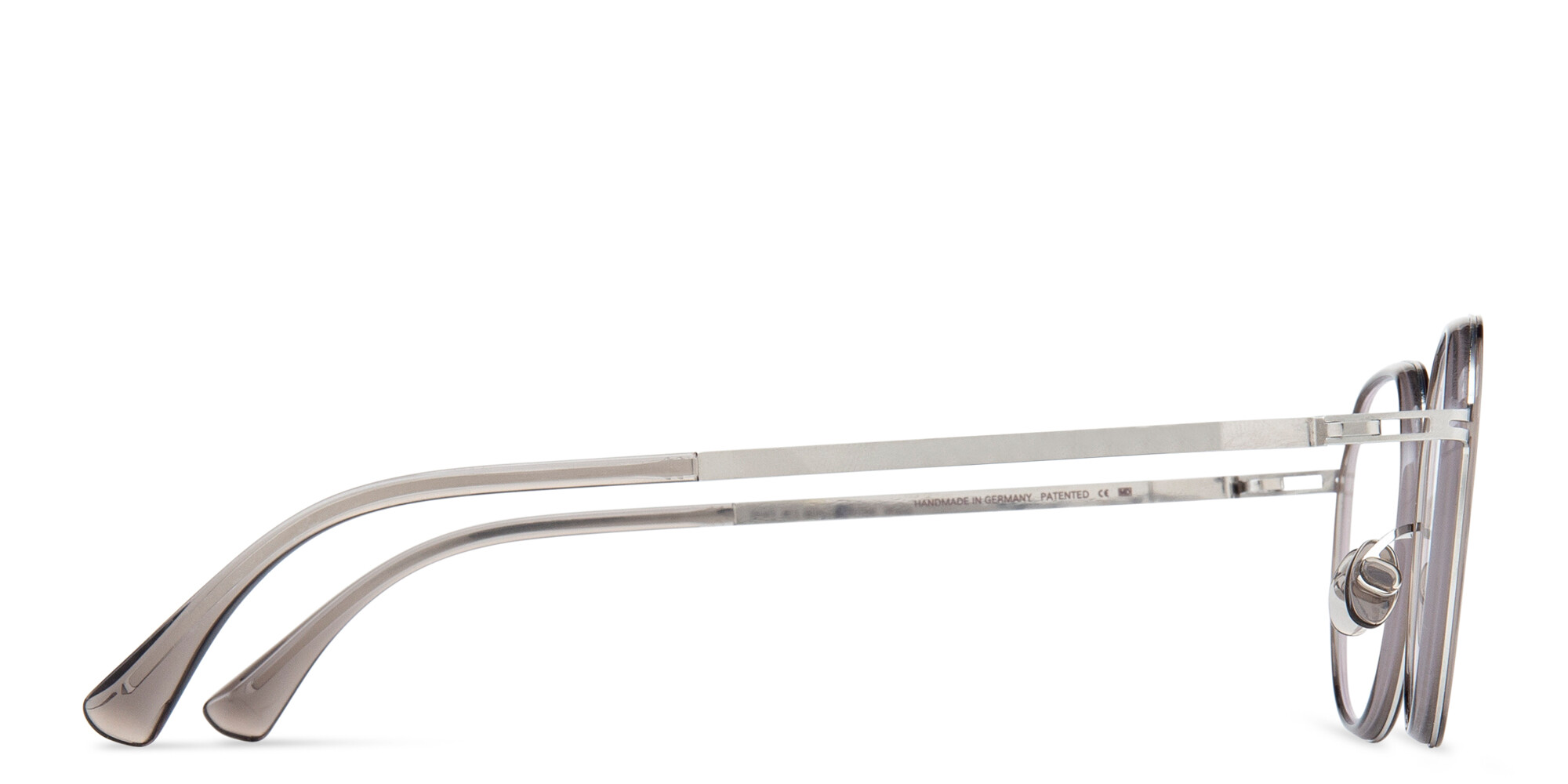 MYKITA Justus Unisex Round Eyeglasses in Grey – Product Photo 4