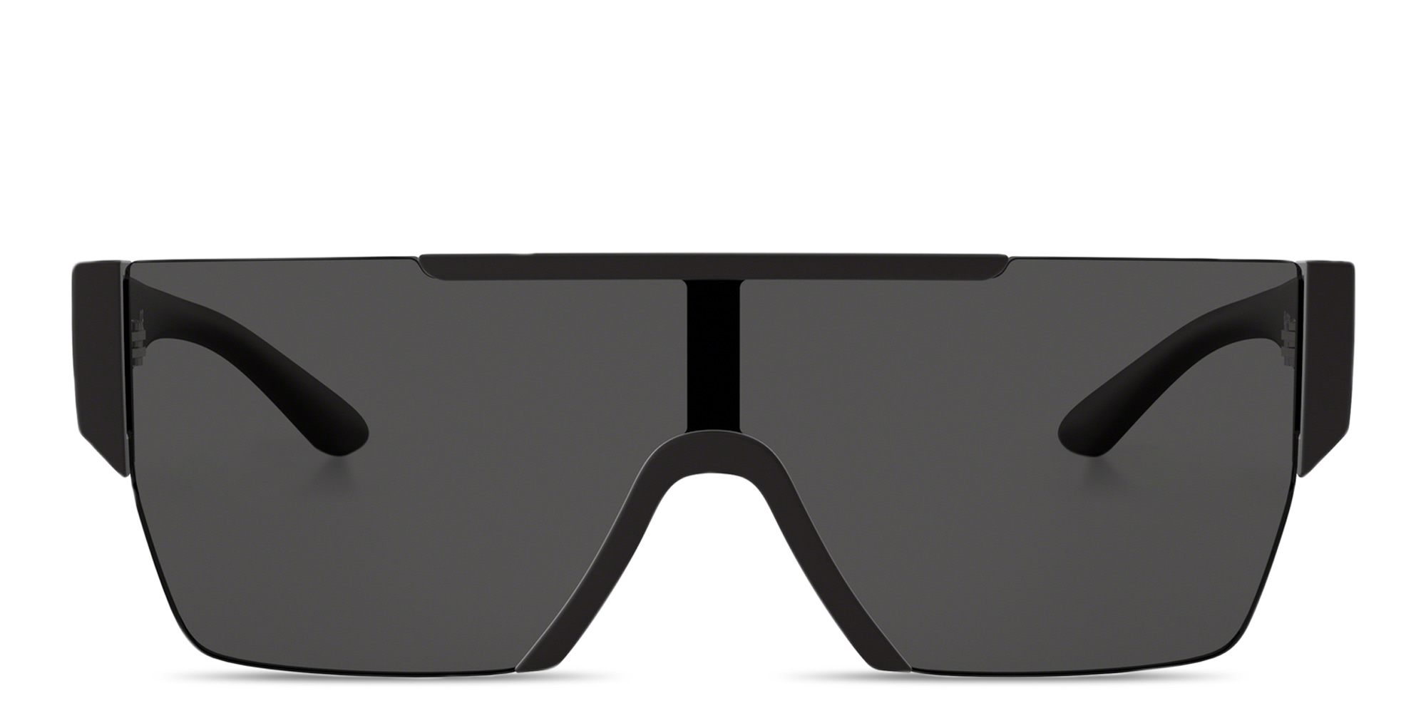 BURBERRY Rimless Rectangle Sunglasses in Black – Product Photo 1