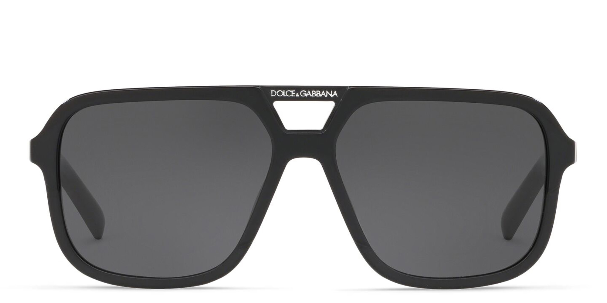Shop Dolce & Gabbana Square Sunglasses in Black online.
