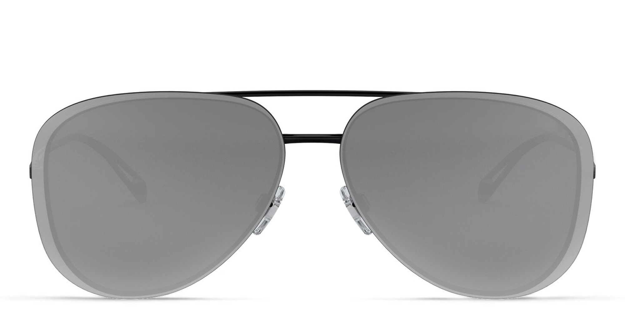 GIORGIO ARMANI Unisex Aviator Sunglasses in Black – Product Photo 1
