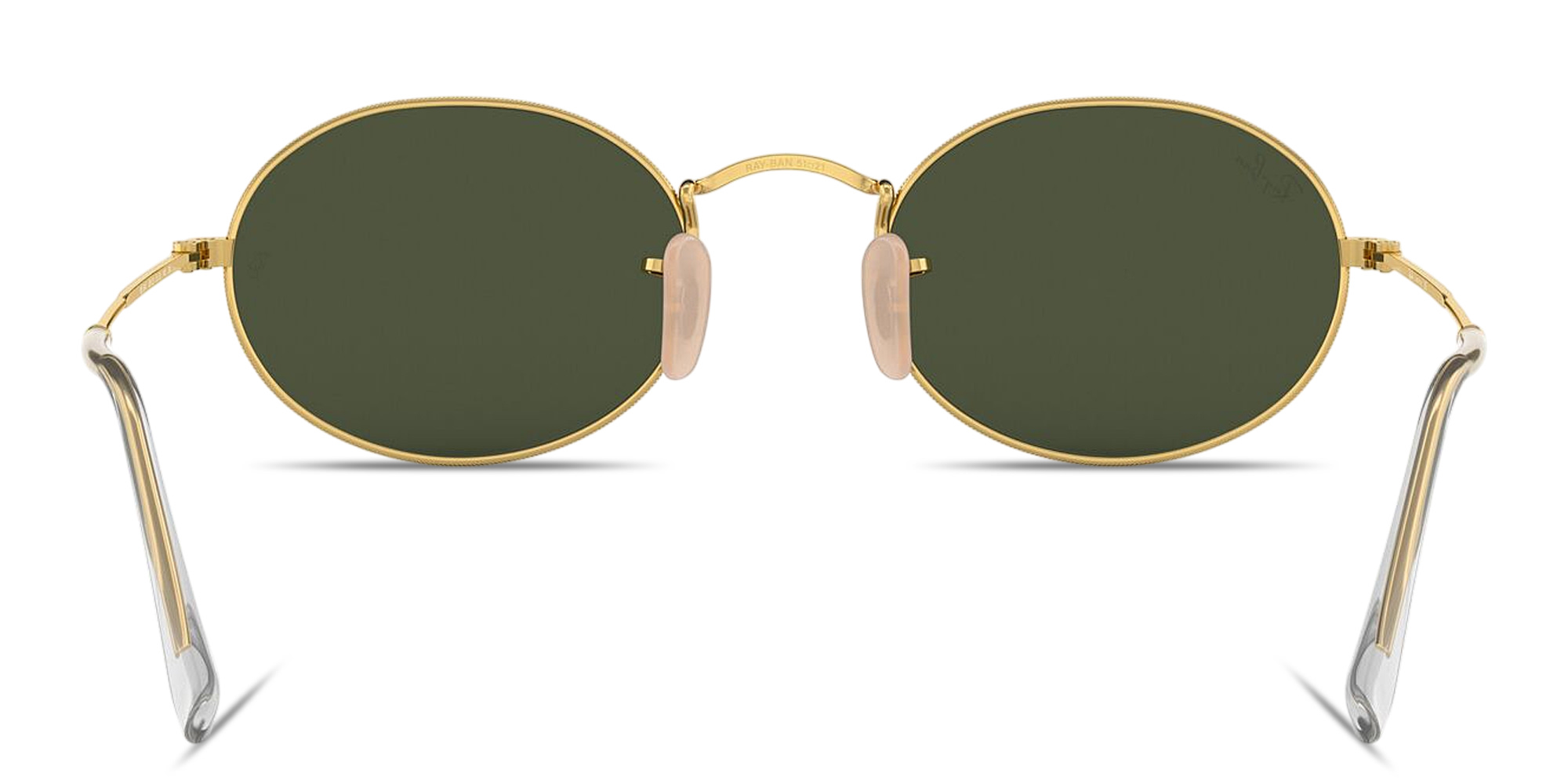 Shop Ray-Ban Oval Metal Unisex Sunglasses in Arista Gold online.
