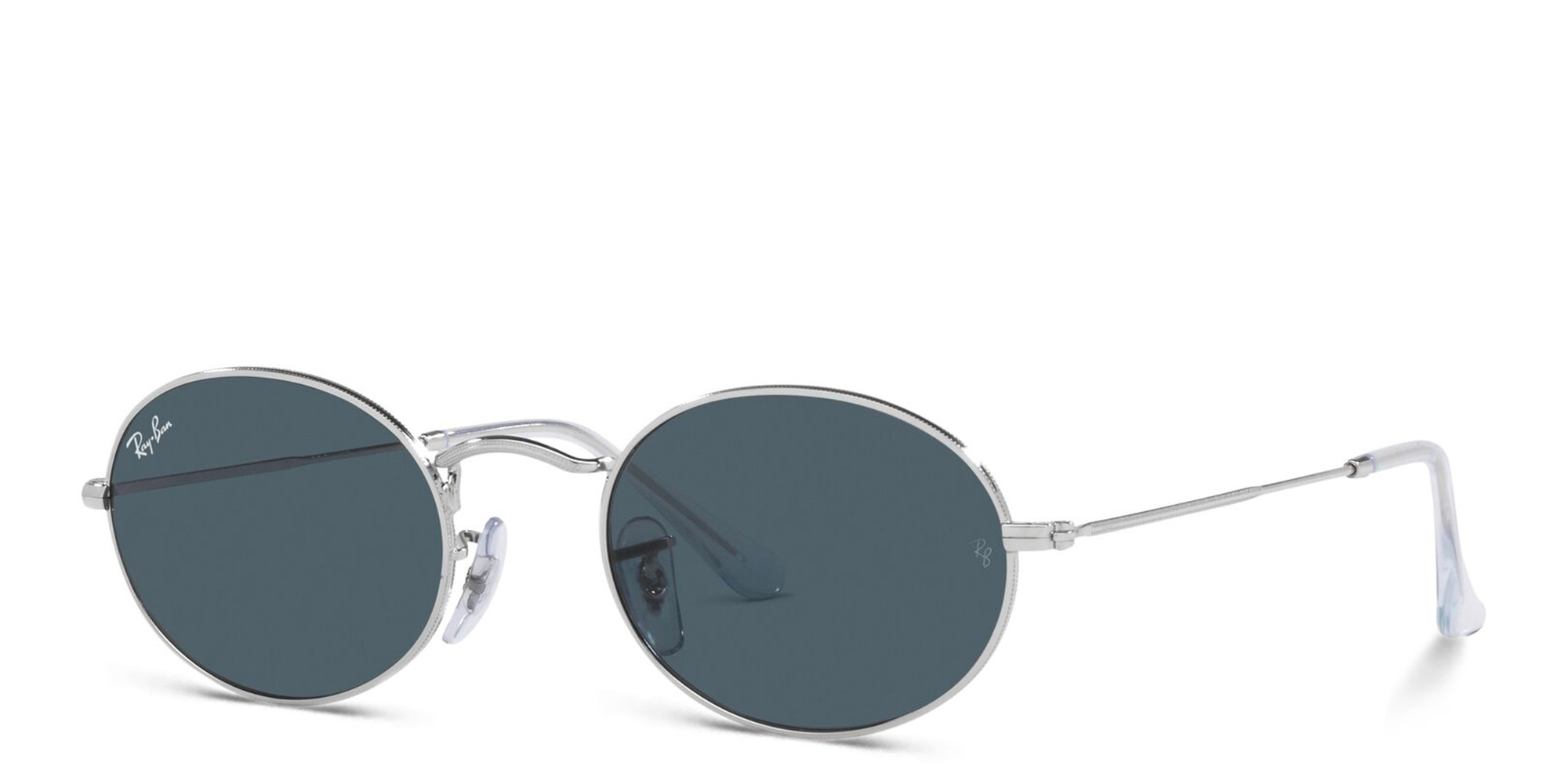 Ray-Ban Unisex Round Sunglasses in Silver – Product Photo 2