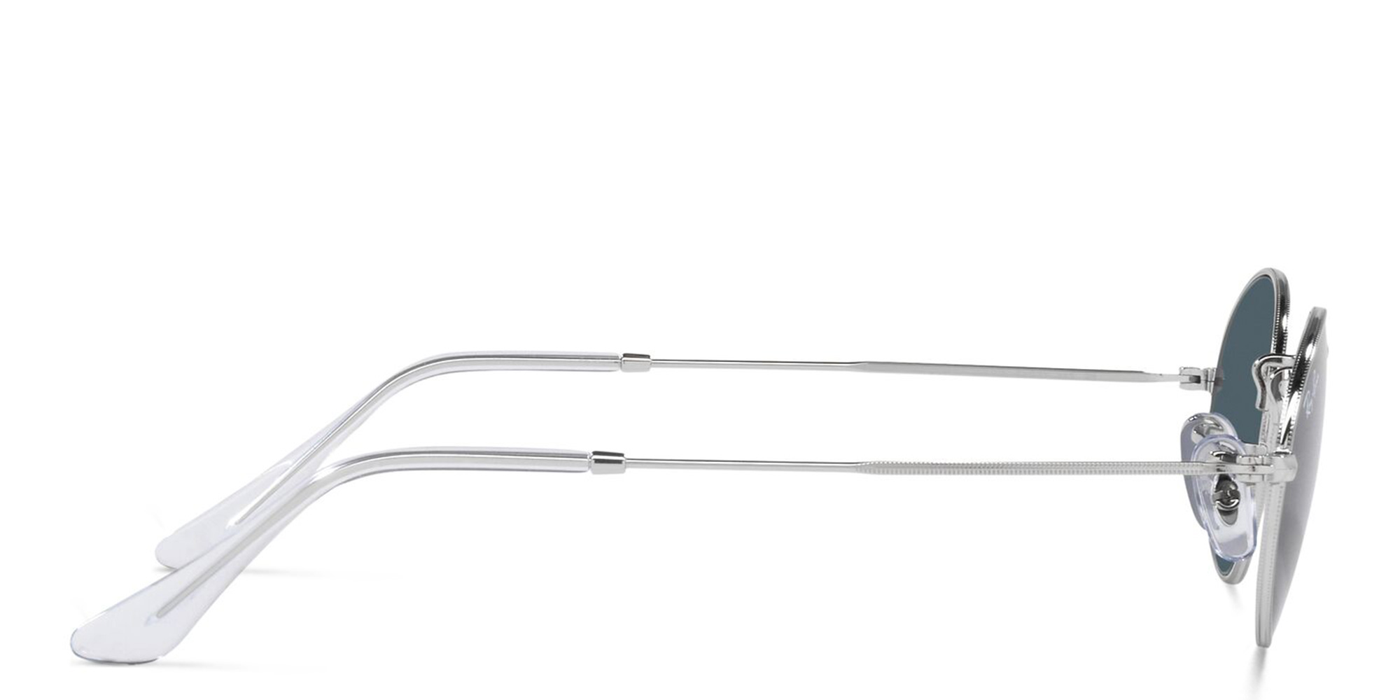 Ray-Ban Unisex Round Sunglasses in Silver – Product Photo 3