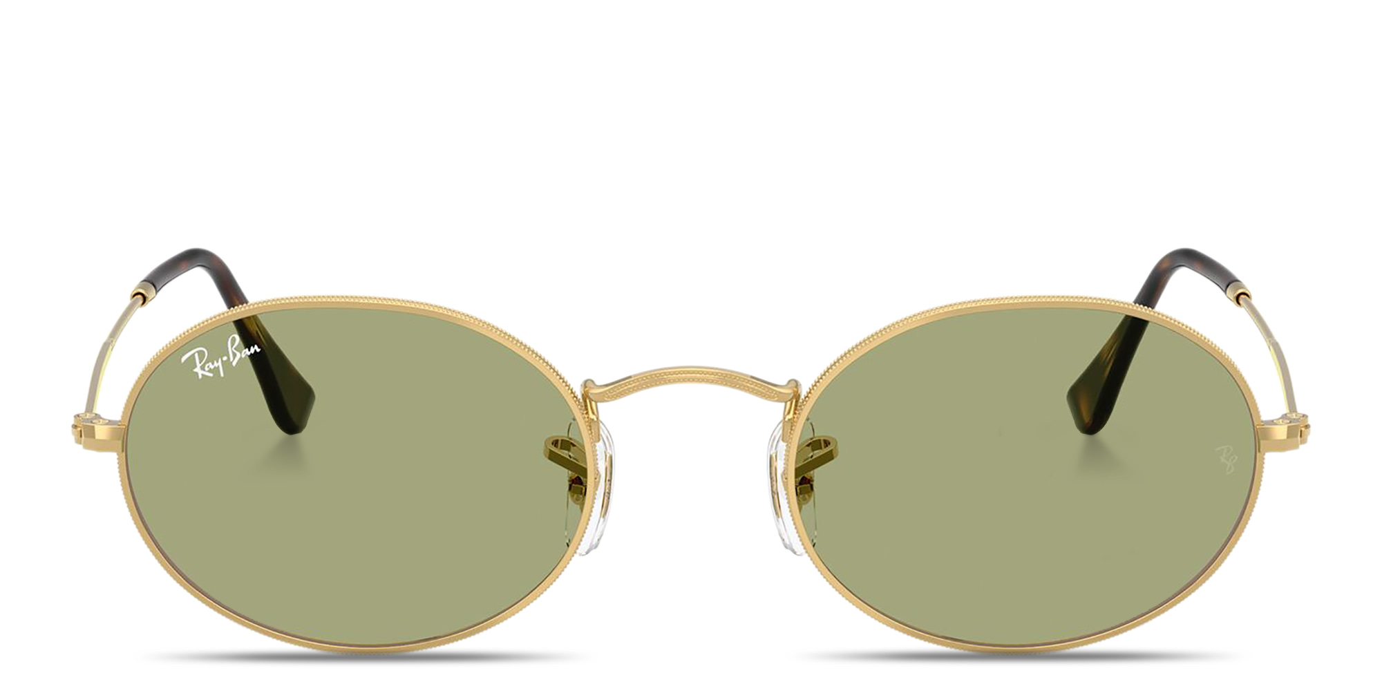 Ray-Ban Oval Metal Summer Capsule Unisex Sunglasses in Gold – Product Photo 1