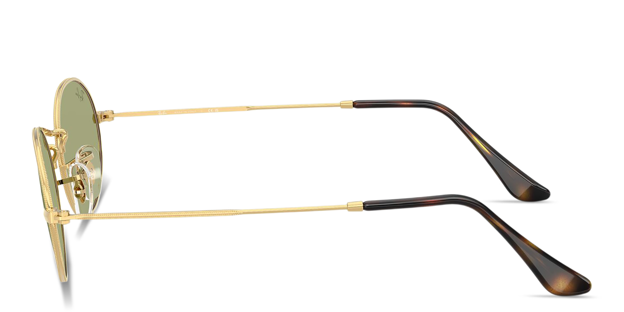 Ray-Ban Oval Metal Summer Capsule Unisex Sunglasses in Gold – Product Photo 3