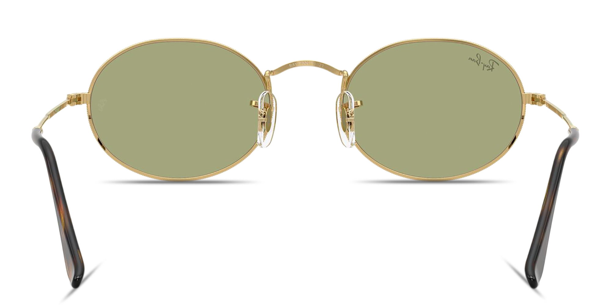 Ray-Ban Oval Metal Summer Capsule Unisex Sunglasses in Gold – Product Photo 4