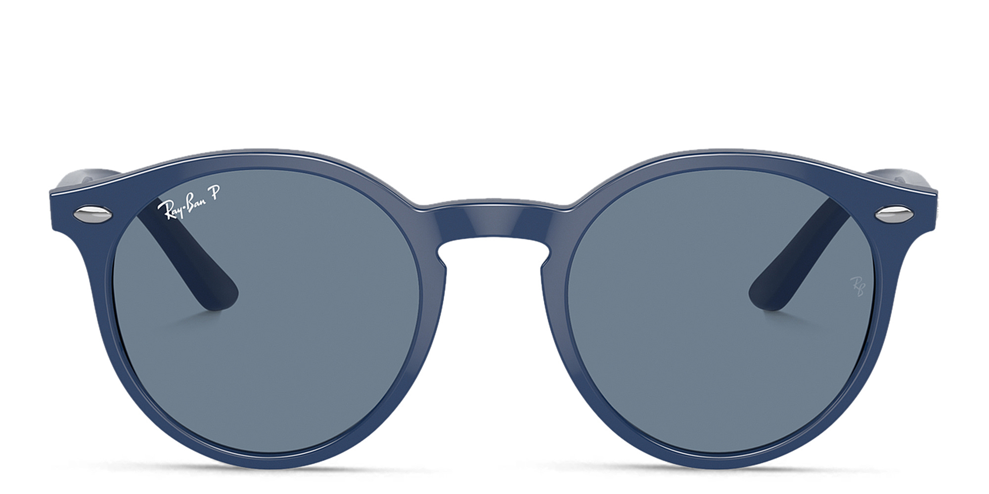 Ray-Ban Junior Logo Kids Panthos Sunglasses in Blue – Product Photo 1