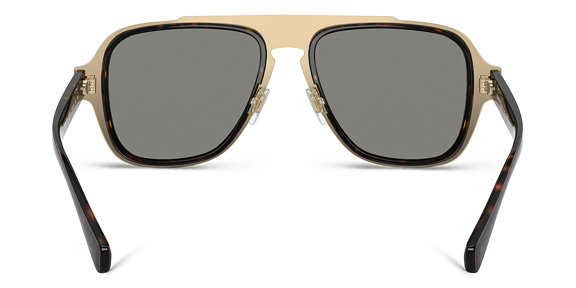 VERSACE Medusa-detailed Aviator Sunglasses in Havana – Product Photo 4