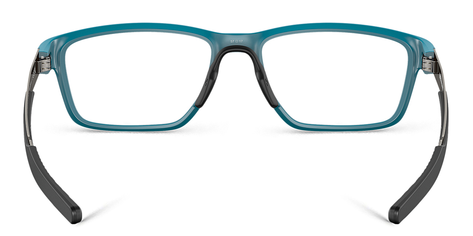 Shop Oakley Wide Rectangle Eyeglasses in Balsam online.