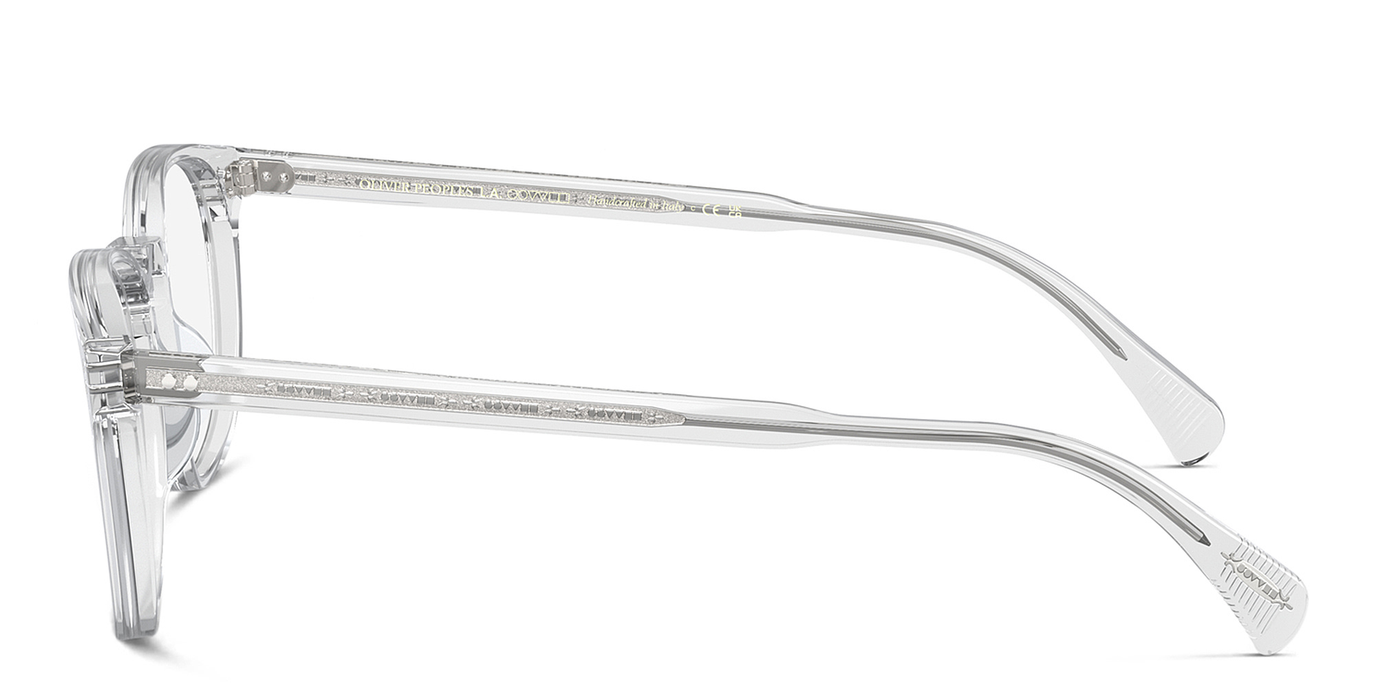 Shop OLIVER PEOPLES Finley Esq. Round Eyeglasses in Clear online.