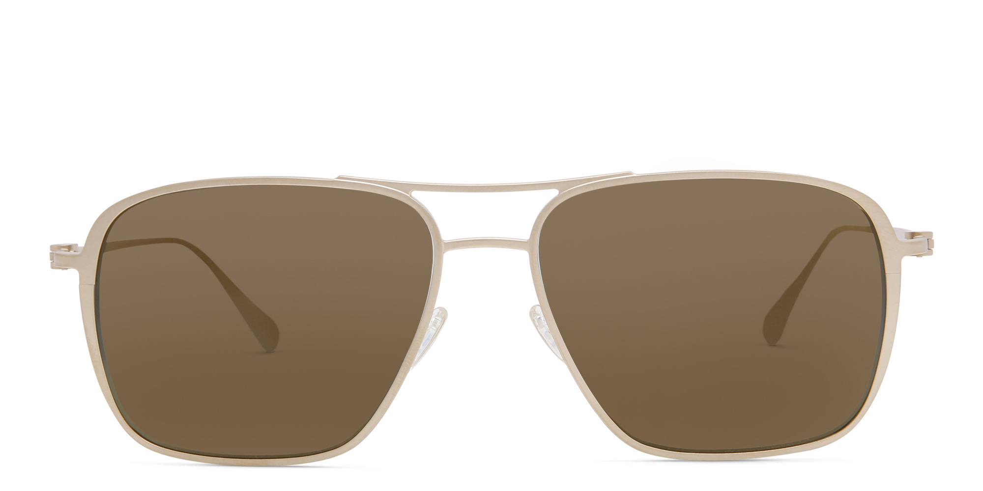 Maui Jim Beaches 541 Unisex Aviator Sunglasses in Gold – Product Photo 1