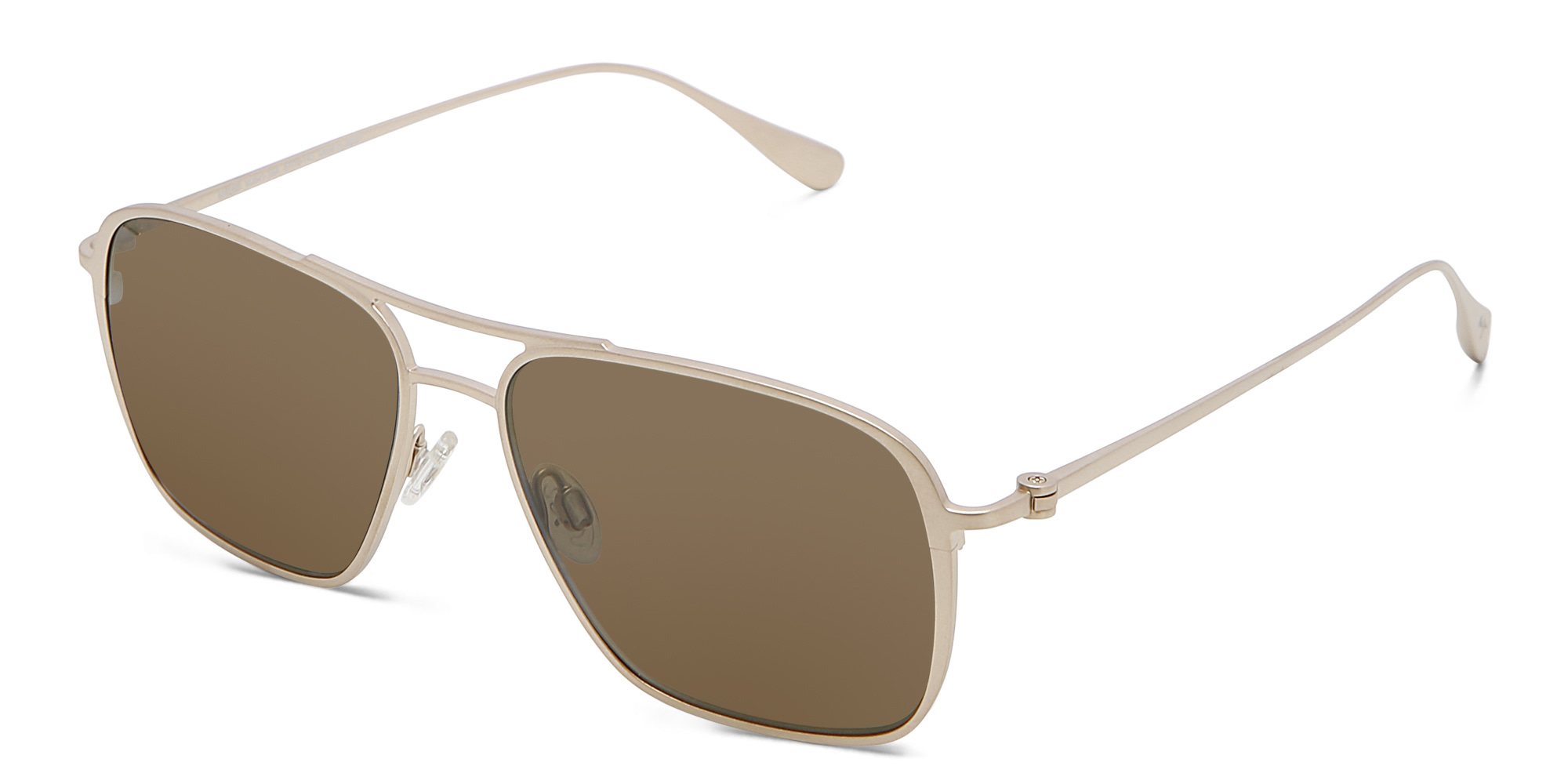 Maui Jim Beaches 541 Unisex Aviator Sunglasses in Gold – Product Photo 2