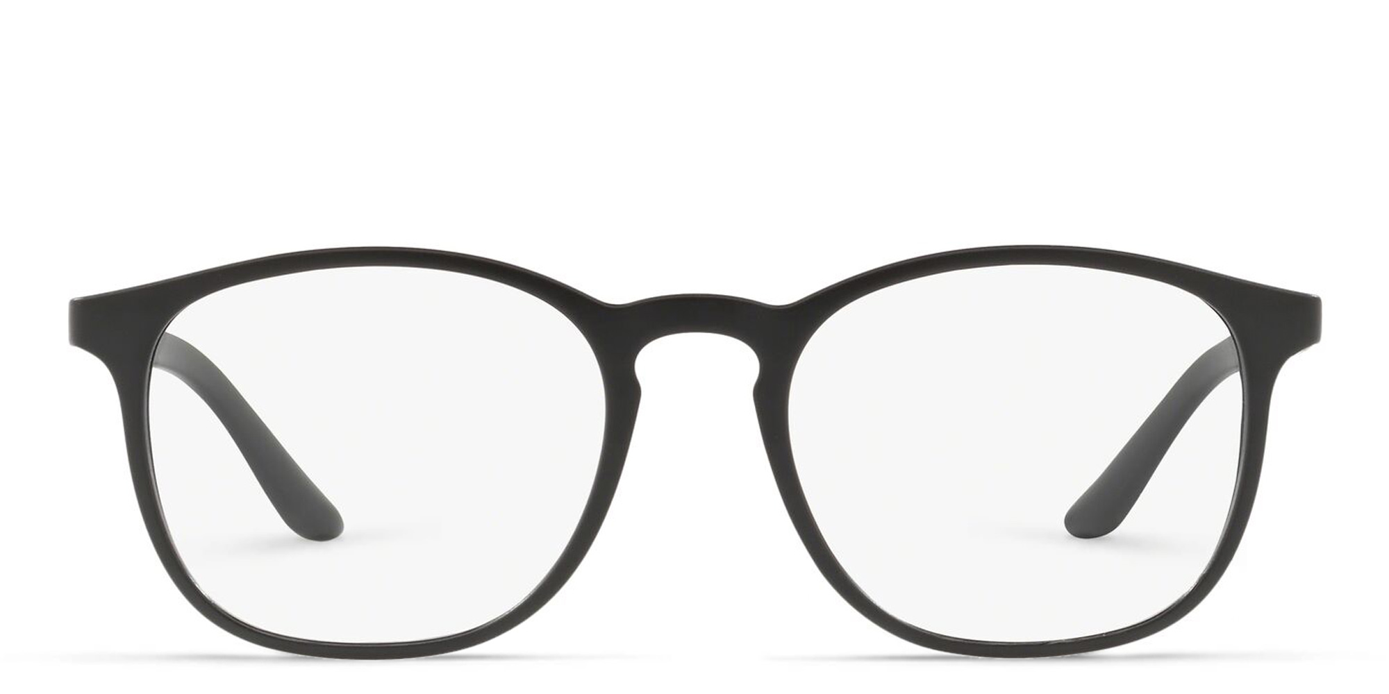 GIORGIO ARMANI Square Eyeglasses in Black – Product Photo 1