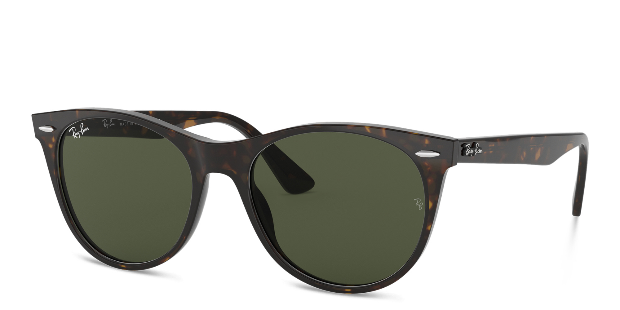 Shop Ray-Ban Wayfarer II Unisex Panthos Sunglasses in Brown online.