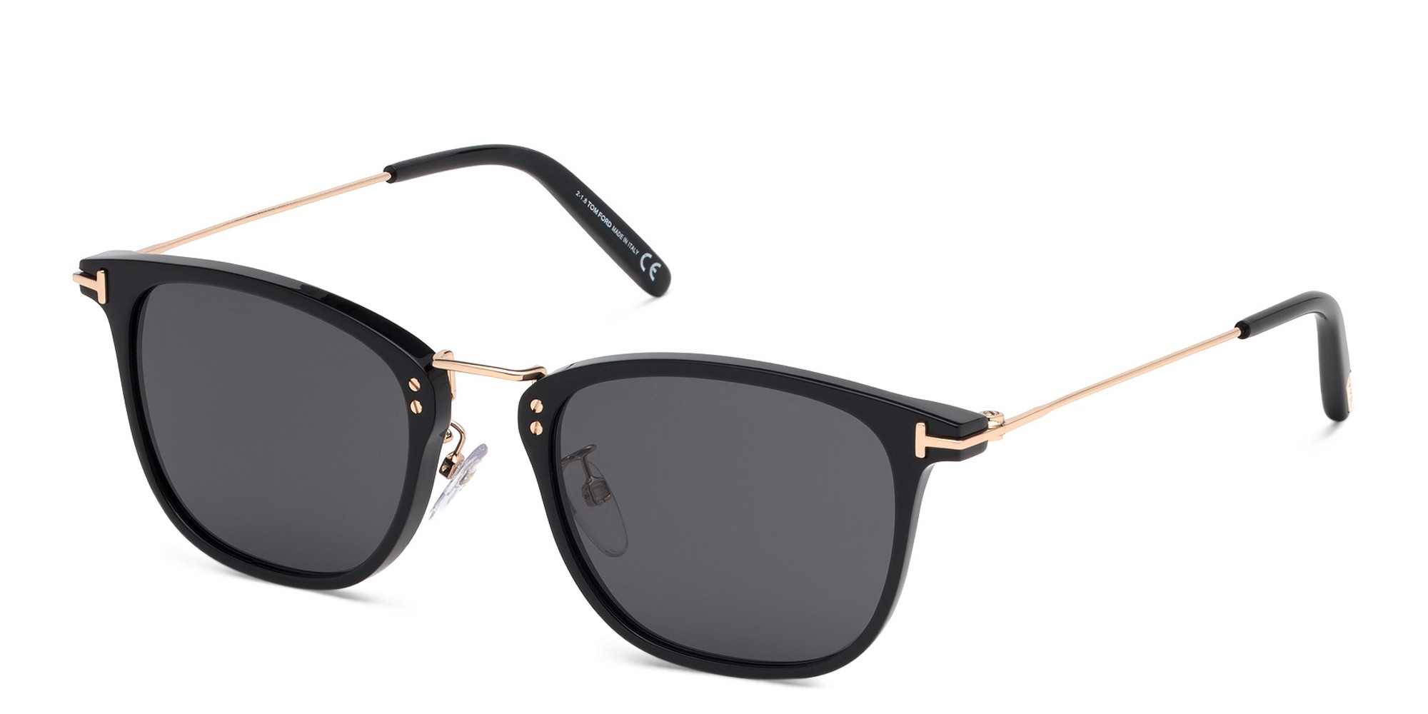 TOM FORD Square Sunglasses in Black – Product Photo 2