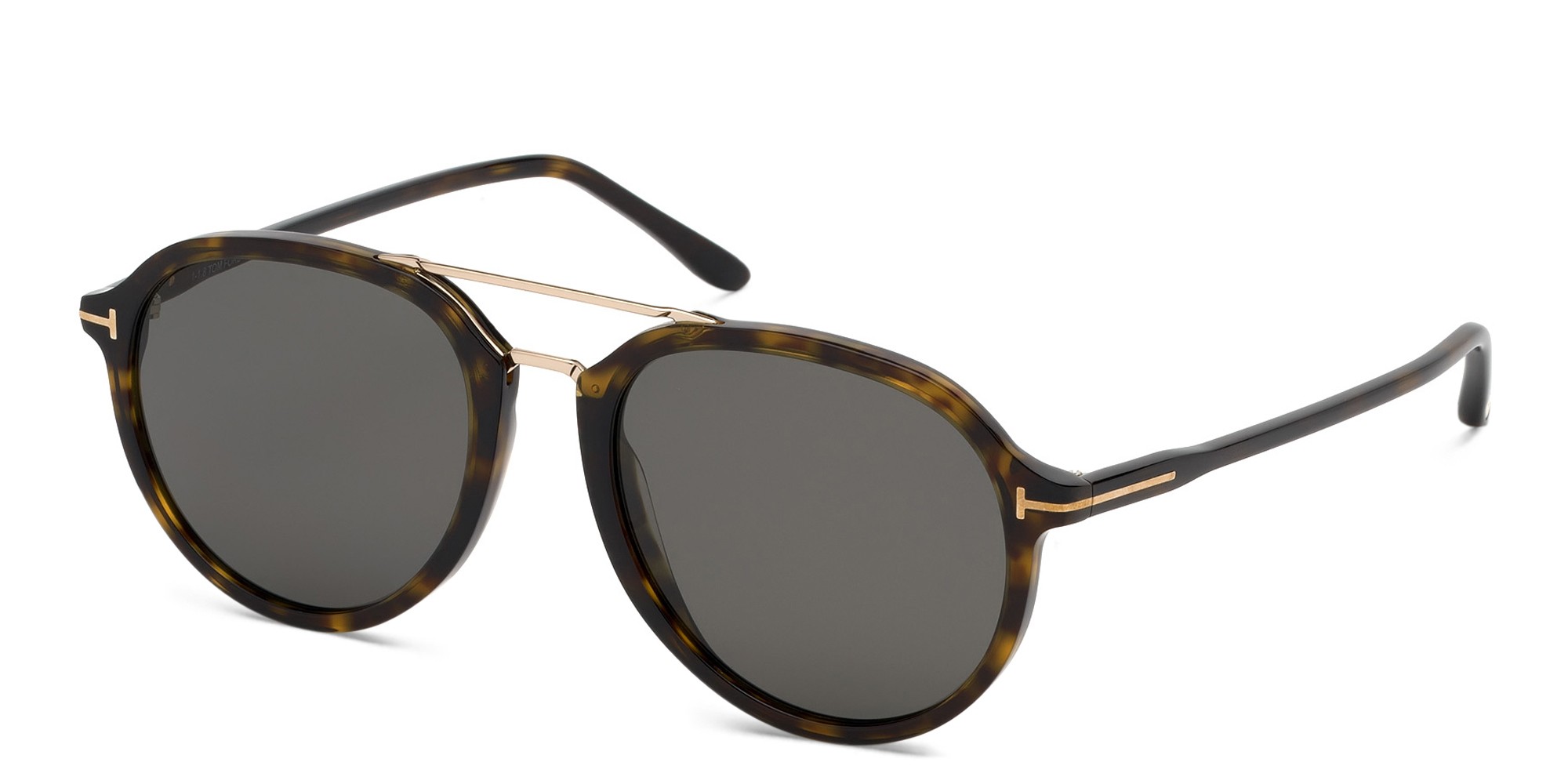 TOM FORD Aviator Sunglasses in Dark Havana – Product Photo 2