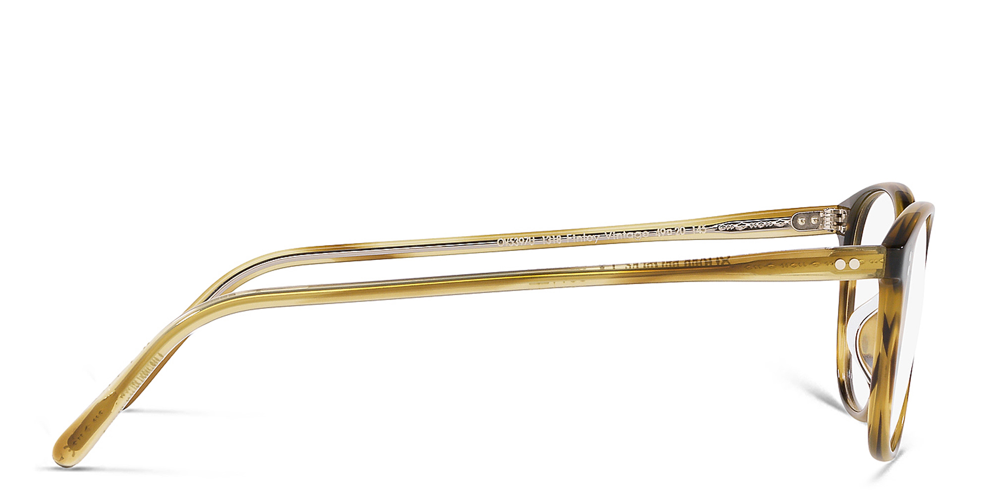 Shop OLIVER PEOPLES Unisex Square Eyeglasses in Semi Matte Moss Tortoise online.