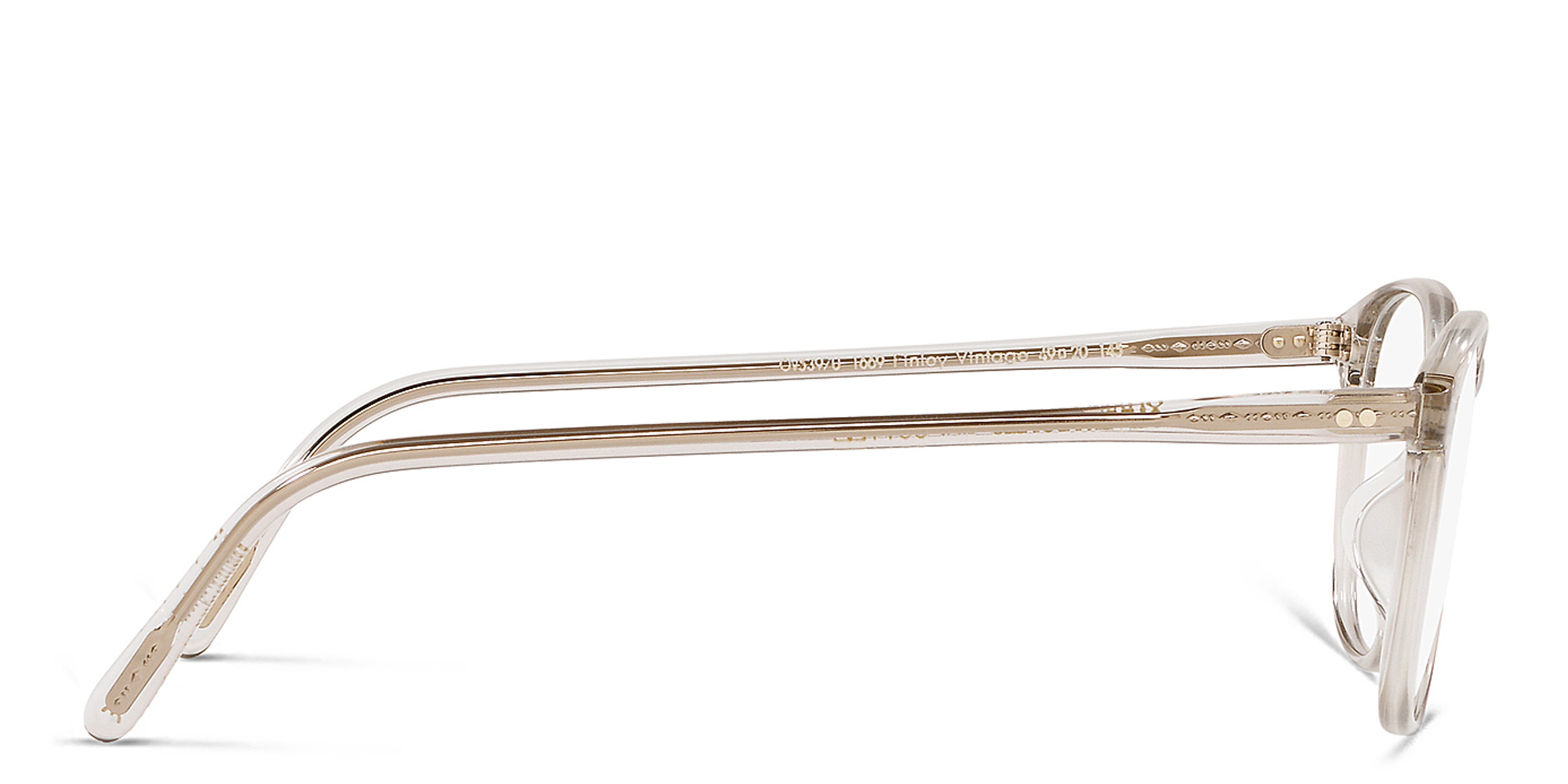 Shop OLIVER PEOPLES Unisex Square Eyeglasses in Black Diamond online.