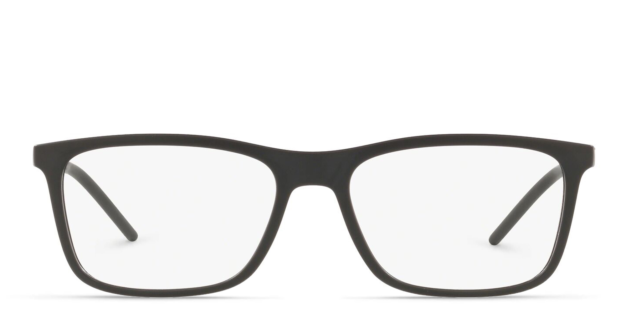 Dolce & Gabbana Rectangle Eyeglasses in Rubber Black – Product Photo 1