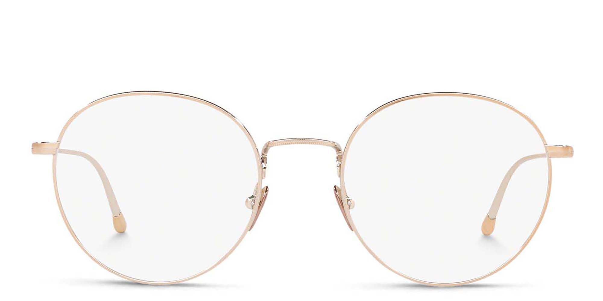 GIORGIO ARMANI Round Eyeglasses in Gold – Product Photo 1