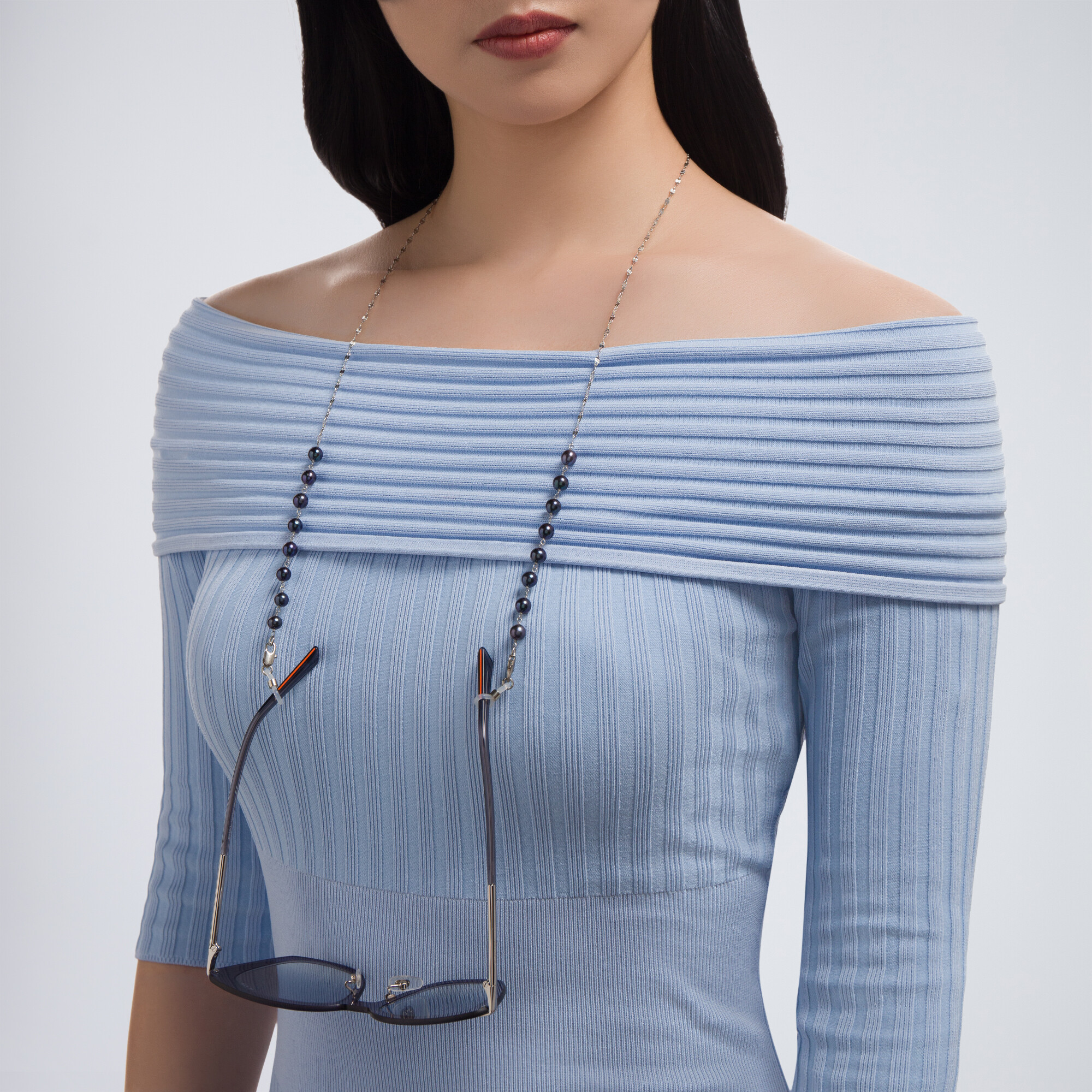 سلسلة نظارات باللؤلؤ من يو أوبتيك - صورة المنتج 6